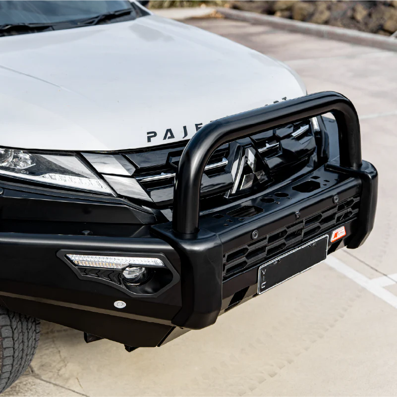 Pajero Sport QF QG 2020-On 808-01 Phoenix Bull Bar Single Black Loop Package - SKU MCC-02012-801SBL - Image 6