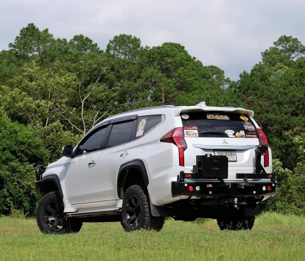 Pajero Sport QF QG 2020-On 022-02 Rear Wheel Carrier Single Jerry Can Holder Package - SKU MCC-02012-202PK2 - Image 2