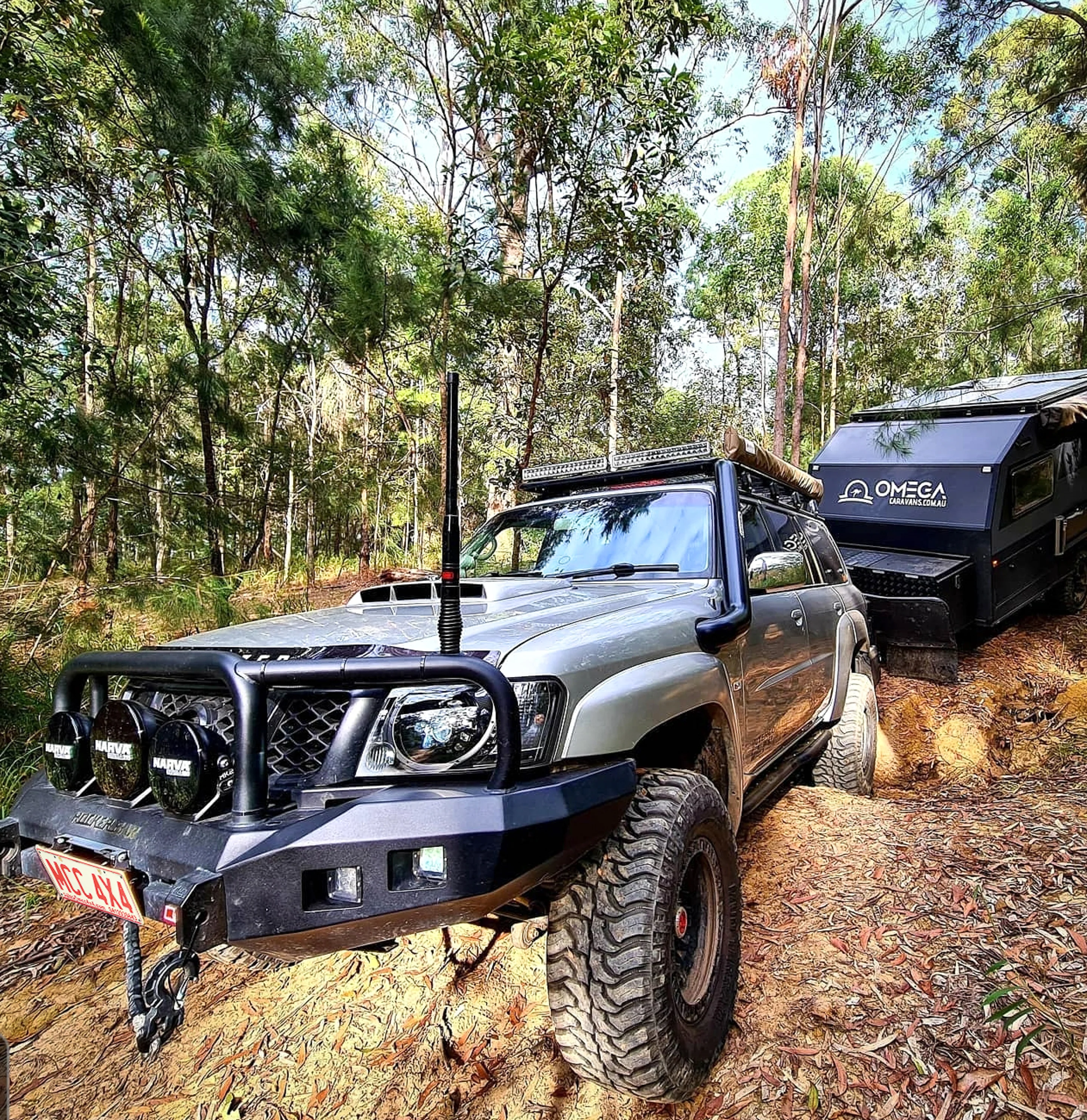 Patrol Y61 1997-2005 078-02SQ Rocker Bull Bar Triple Loops Package - SKU MCC-03003-7802SQ - Image 7