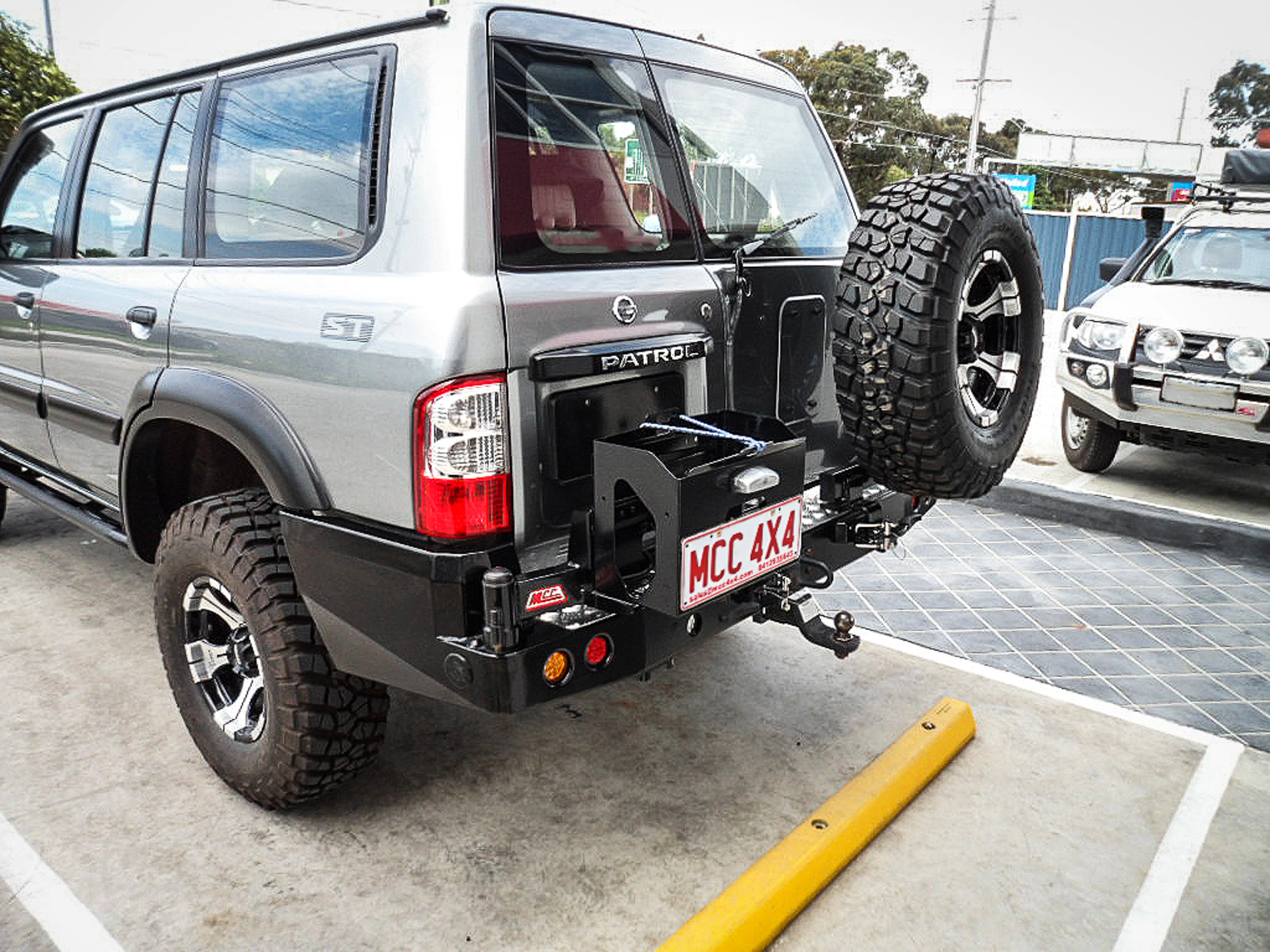 Patrol Y61 1997-2005 022-02 Rear Wheel Carrier Single Jerry Can Holder Package - SKU MCC-03003-202PK2 - Image 3