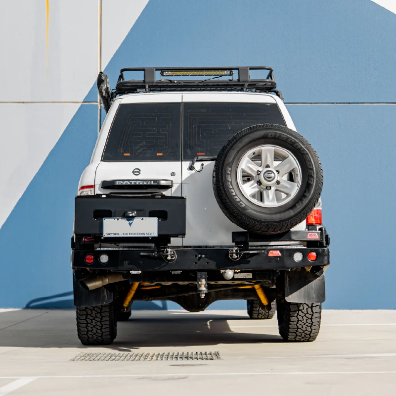 Patrol Y61 1997-2005 022-02 Rear Wheel Carrier Double Jerry Can Holder Package - SKU MCC-03003-202PK3 - Image 3
