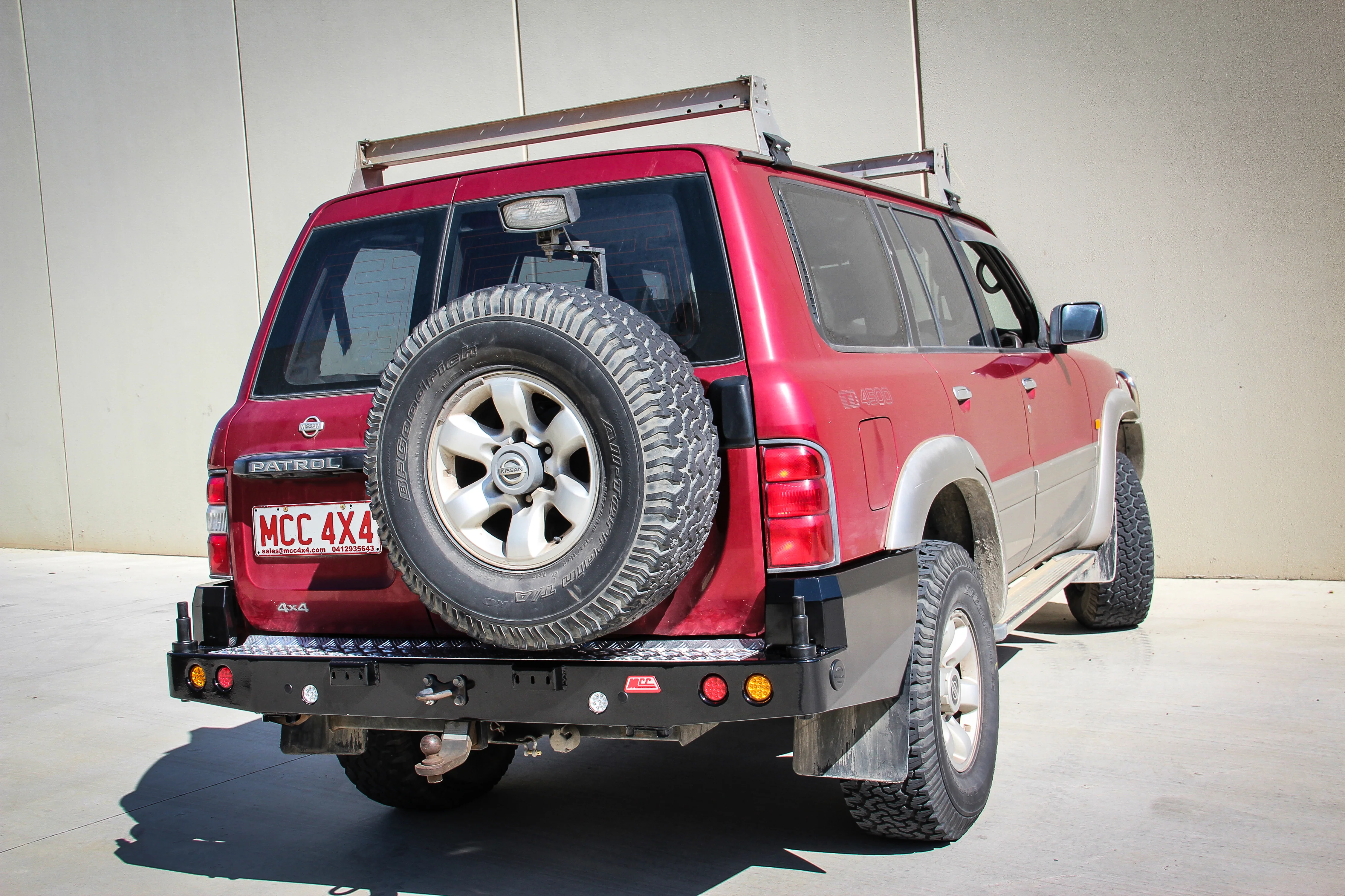 Patrol Y61 1997-2005 022-02 Rear Wheel Carrier Bar Only Package - SKU MCC-03003-202 - Image 2