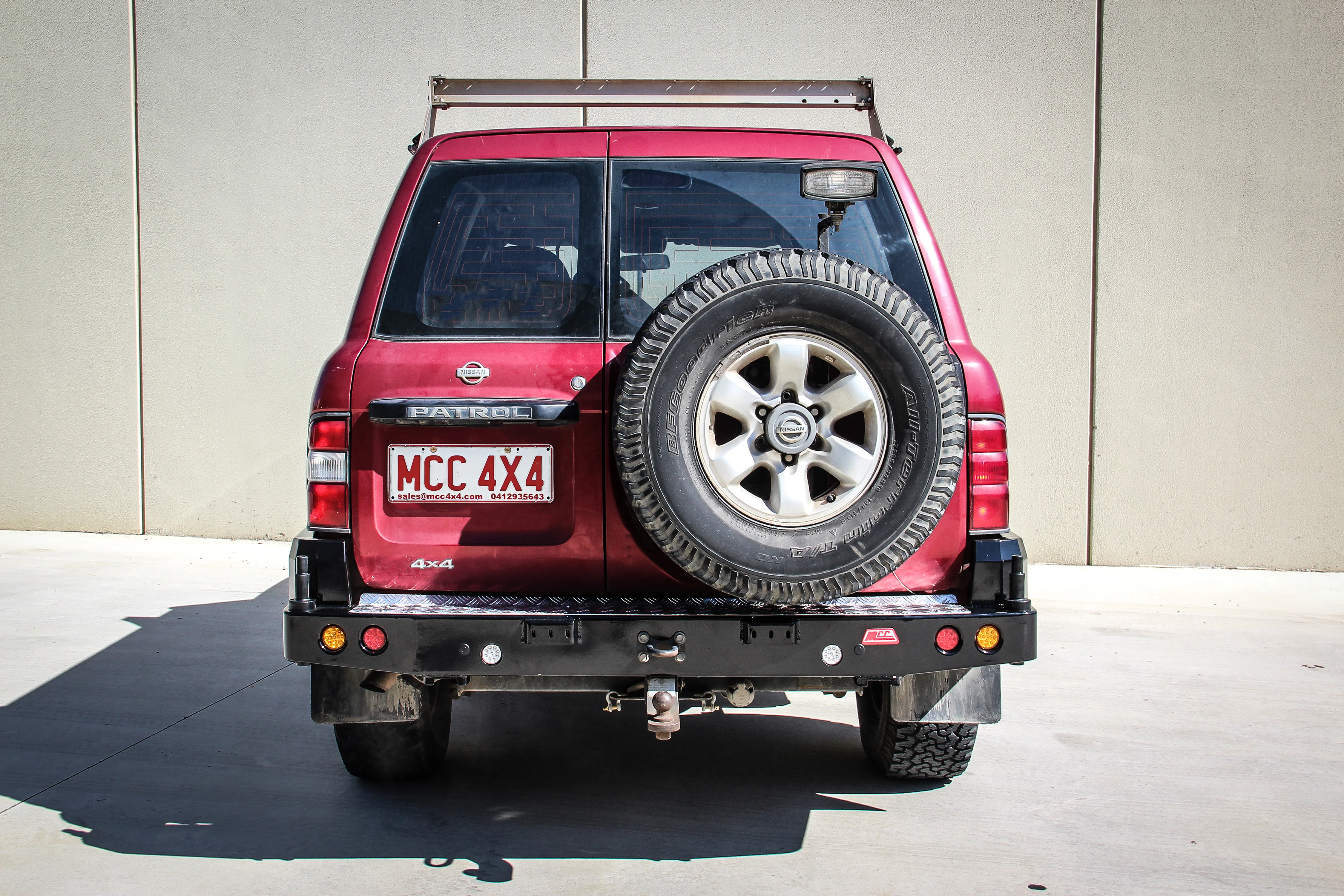 Patrol Y61 1997-2005 022-02 Rear Wheel Carrier Bar Only Package - SKU MCC-03003-202 - Image 3