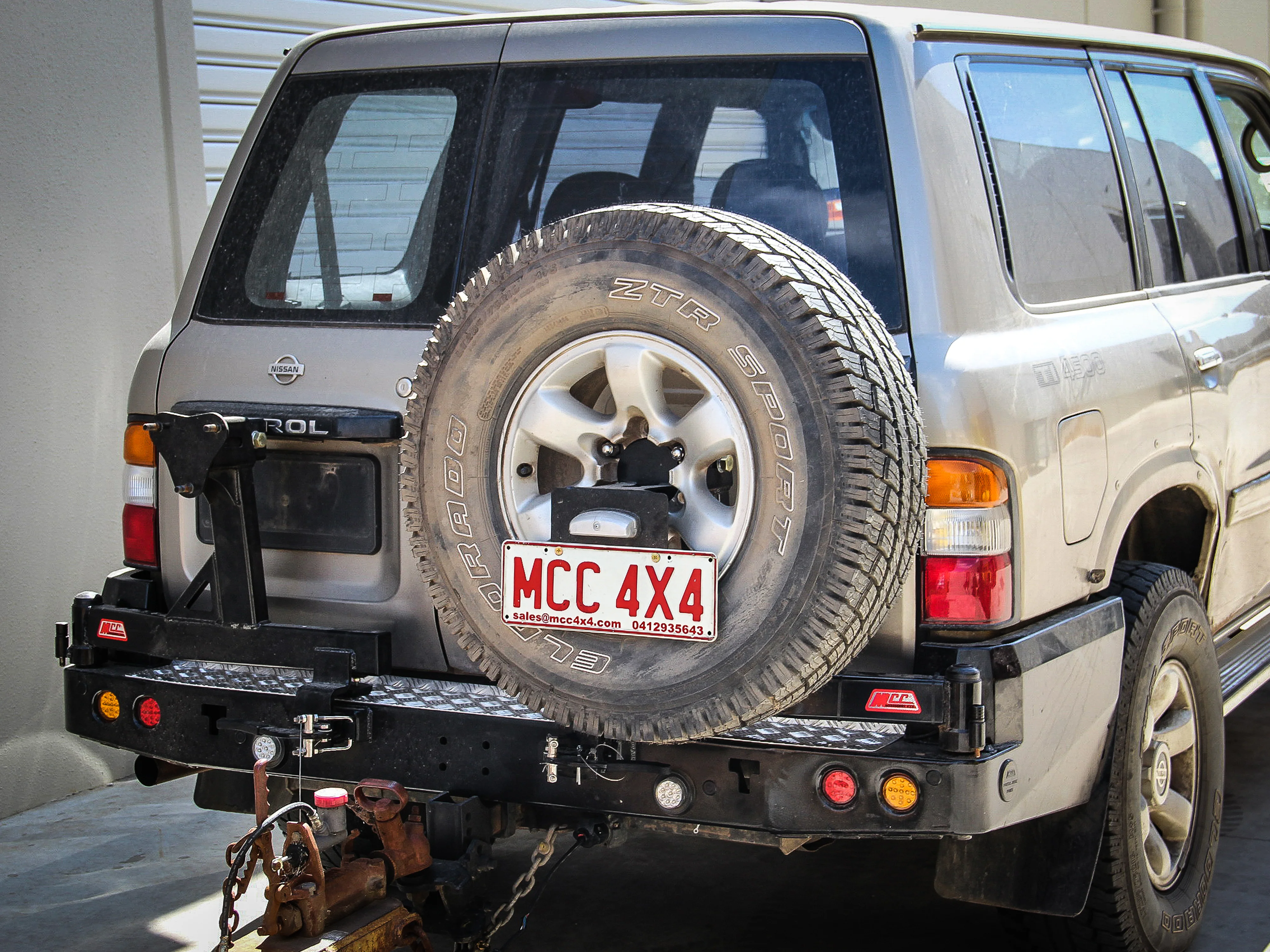 Patrol Y61 1997-2005 022-02 Rear Wheel Carrier Dual Wheels Carrier Package - SKU MCC-03003-202PK1 - Image 3