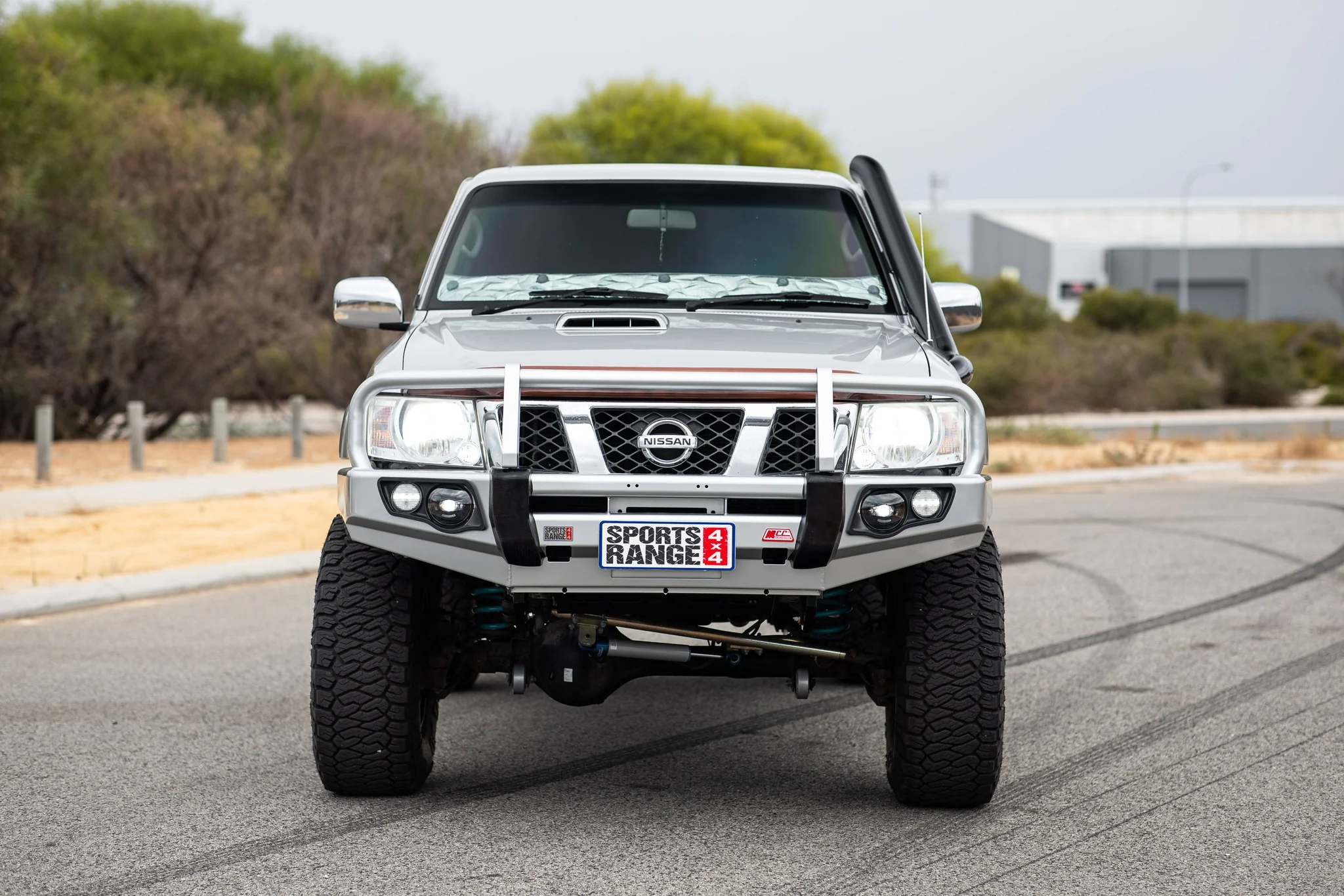 Patrol Y61 2005-2016 707-02 Falcon Bull Bar Black A-Frame Package (No Foglight) - SKU MCC-03004-702UP - Image 5
