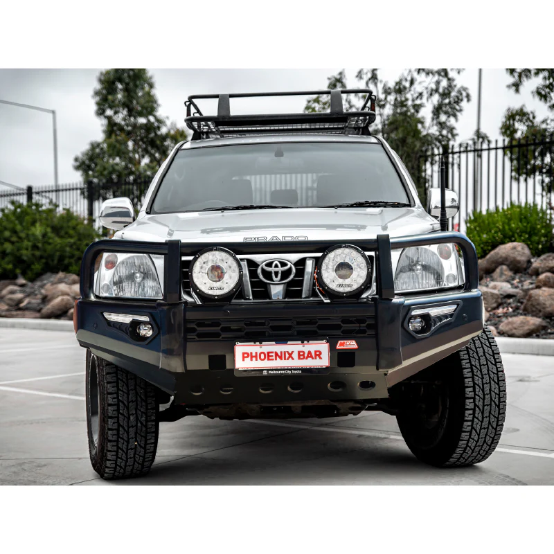 Prado 120 03-09 808-02 Phoenix Bull Bar Black A Frame Package - SKU MCC-01010-802 - Image 2