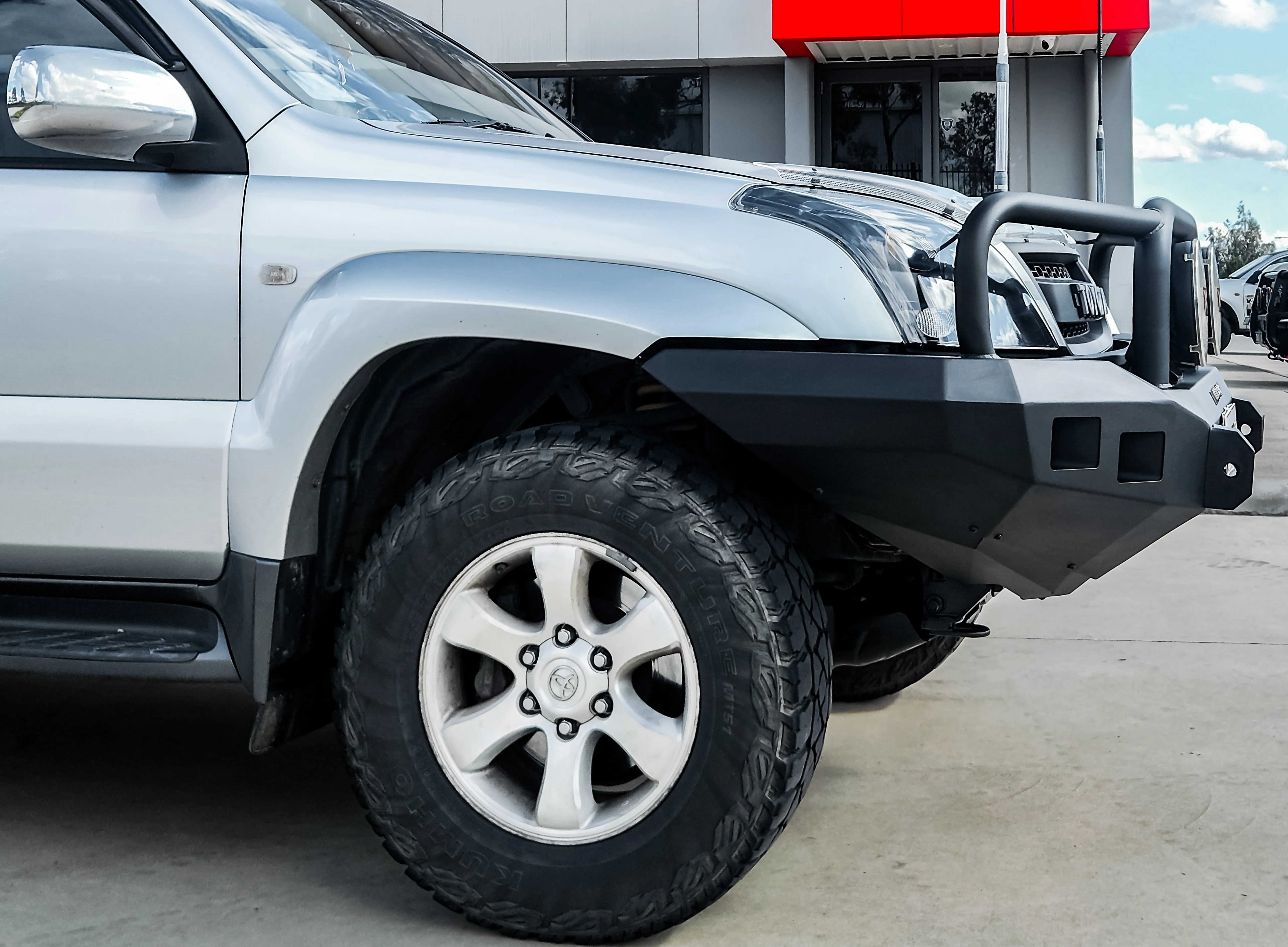 Prado 120 2002-2009 078-02SQ Rocker Bull Bar Triple Loops Package - SKU MCC-01010-7802SQ - Image 5
