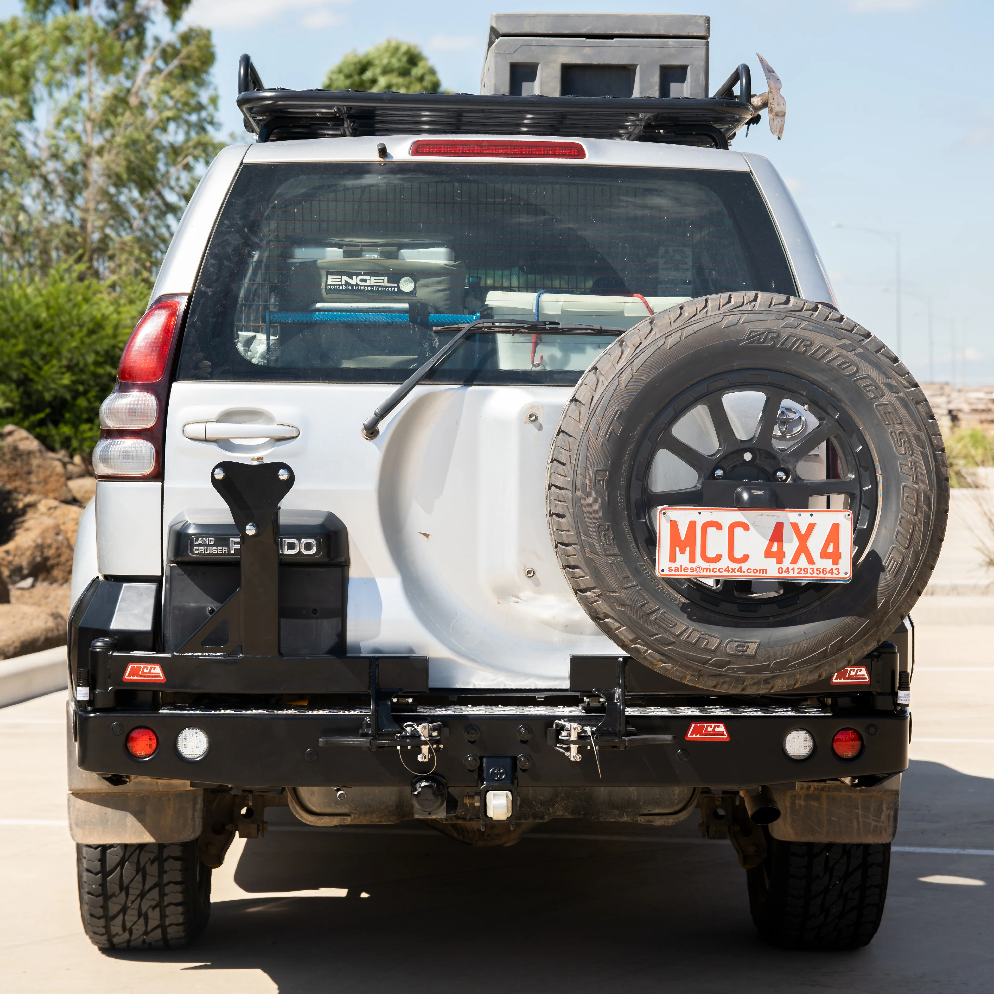 Prado 120 2002-2009 022-02 Rear Wheel Carrier Dual Wheels Carrier Package - SKU MCC-01010-202PK1 - Image 3