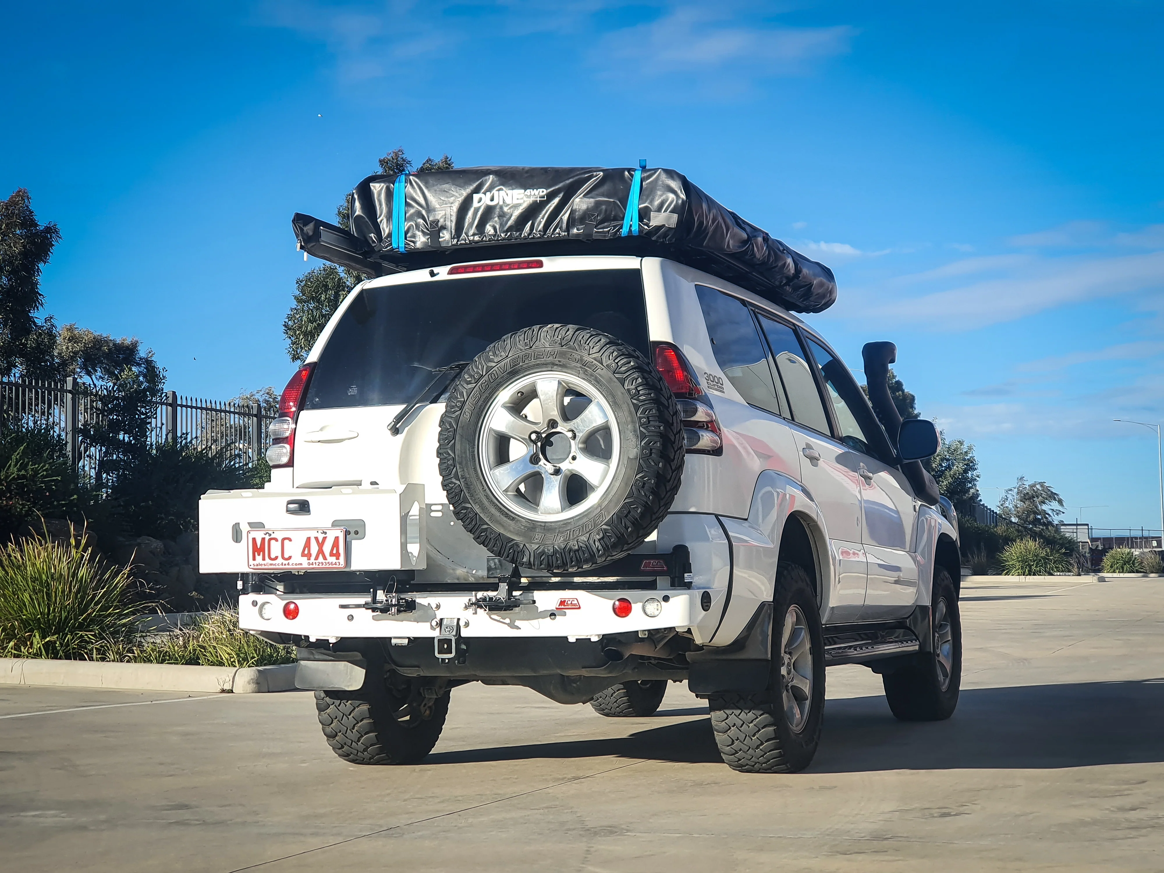 Prado 120 2002-2009 022-02 Rear Wheel Carrier Double Jerry Can Holder Package - SKU MCC-01010-202PK3 - Image 2