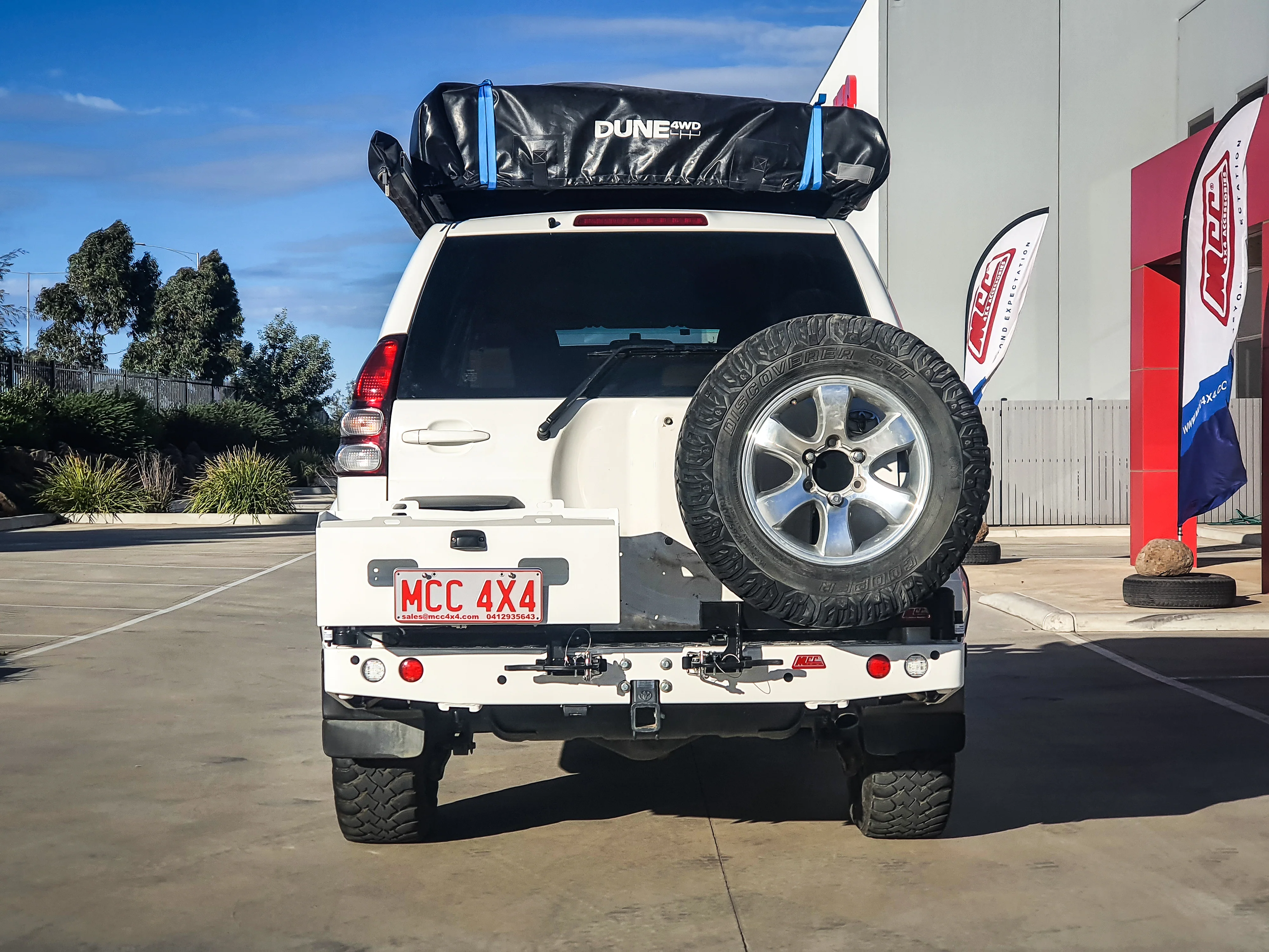 Prado 120 2002-2009 022-02 Rear Wheel Carrier Double Jerry Can Holder Package - SKU MCC-01010-202PK3 - Image 3