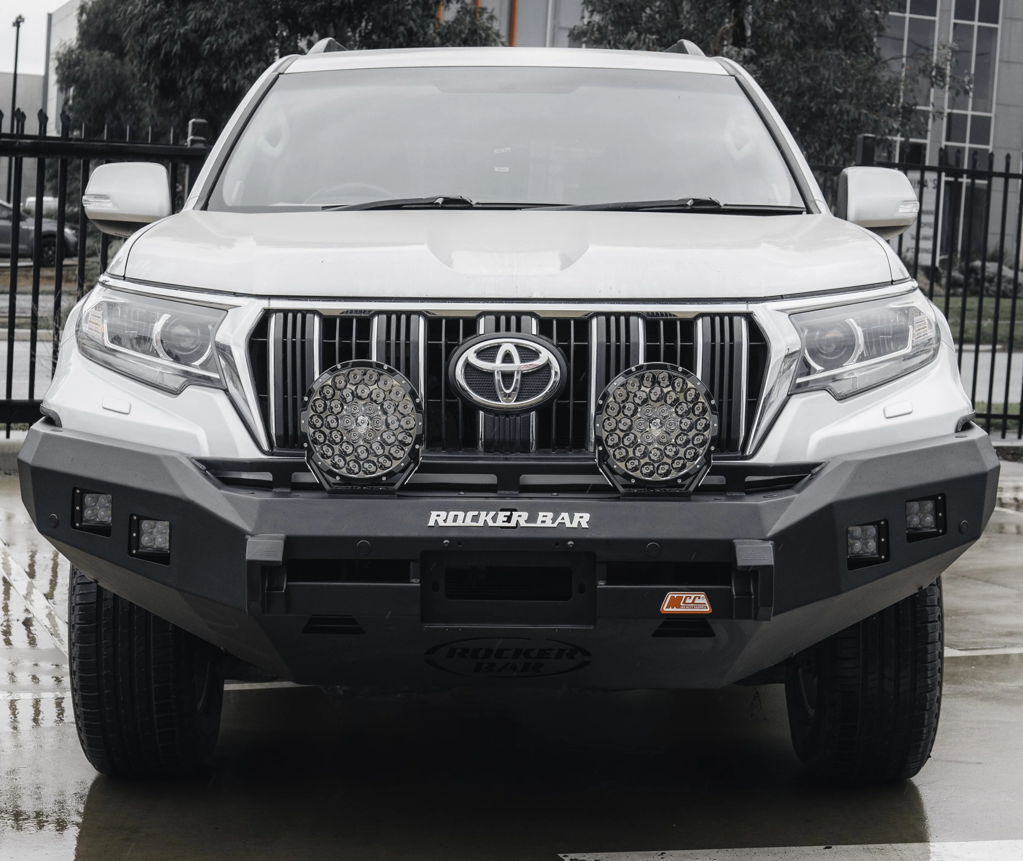 Prado 150 facelift 2017-Current 078-01SQ Rocker Bull Bar No Loop Package - SKU MCC-01020-7801SQ - Image 3