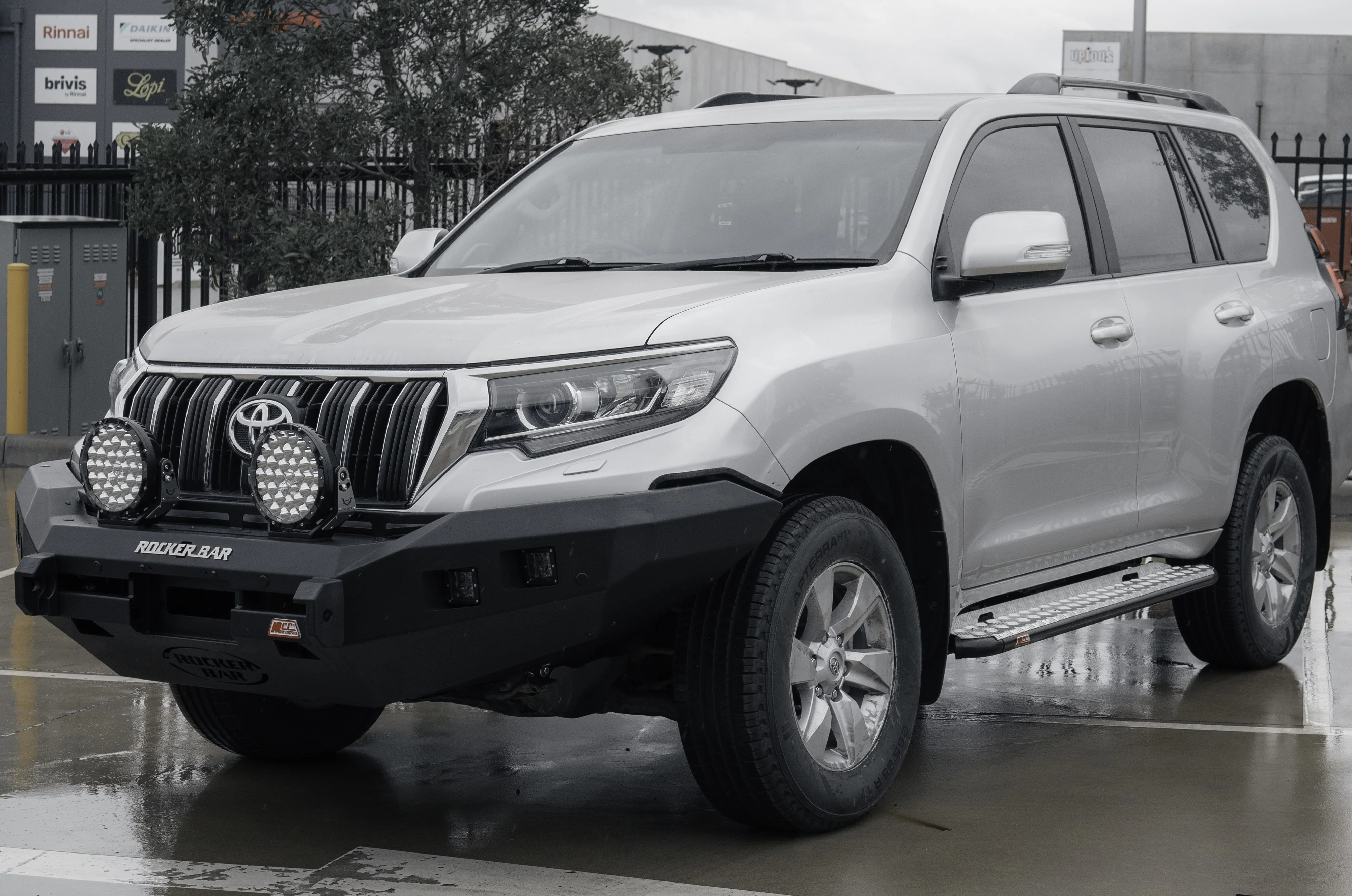 Prado 150 facelift 2017-Current 078-01SQ Rocker Bull Bar No Loop Package - SKU MCC-01020-7801SQ - Image 4