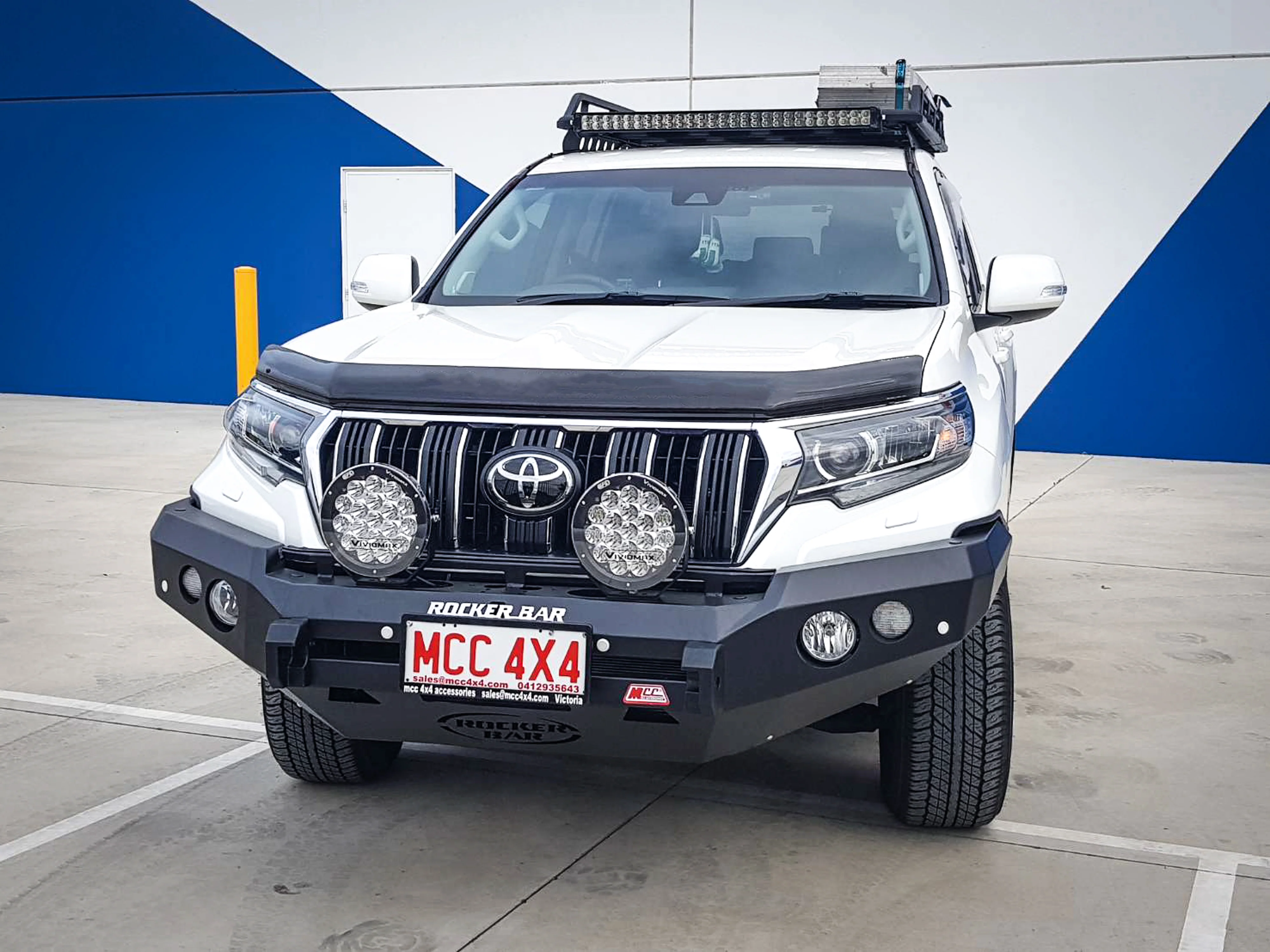 Prado 150 facelift 2017-Current 078-01SQ Rocker Bull Bar No Loop Package - SKU MCC-01020-7801SQ - Image 7