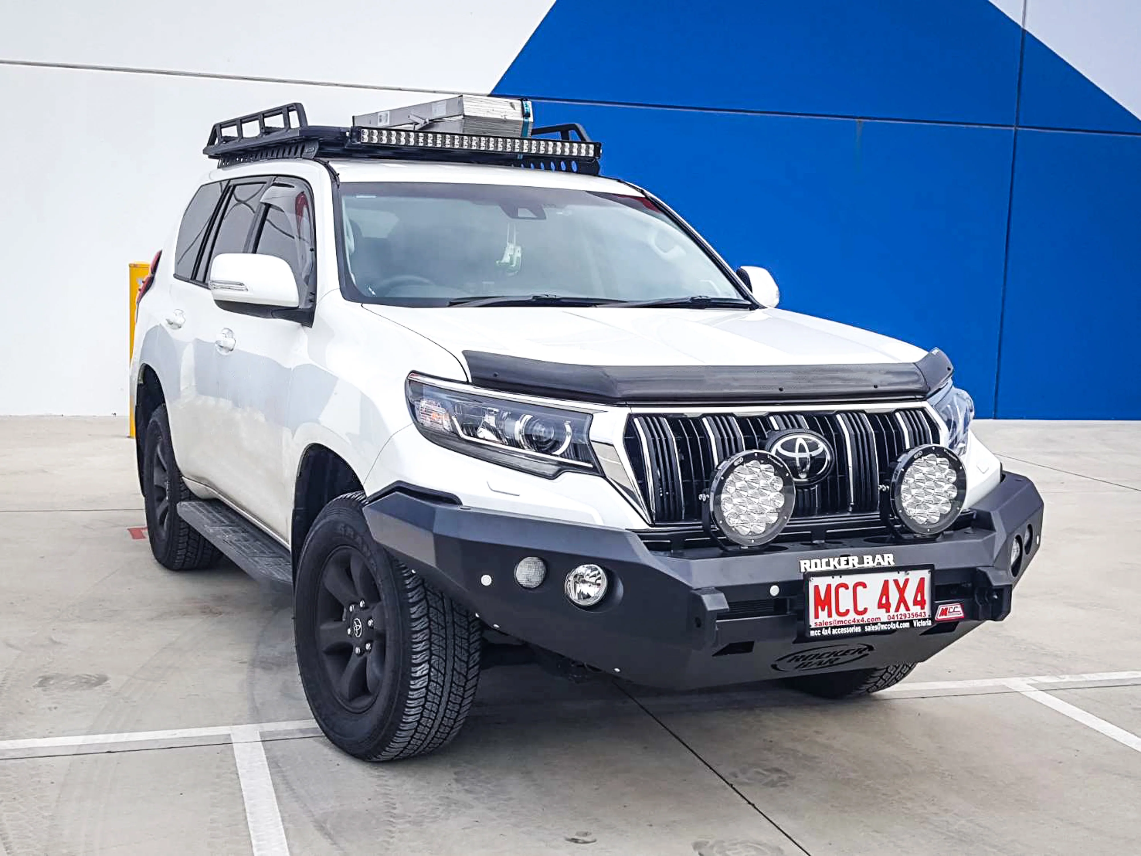 Prado 150 facelift 2017-Current 078-01SQ Rocker Bull Bar No Loop Package - SKU MCC-01020-7801SQ - Image 8