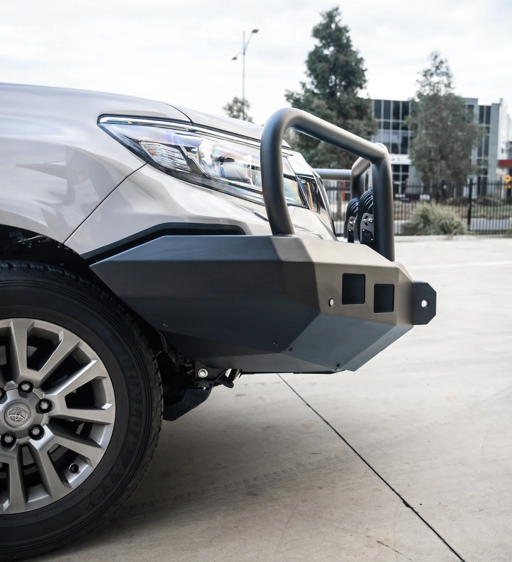 Prado 150 facelift 2017-Current 078-02SQ Rocker Bull Bar Triple Loops Package - SKU MCC-01020-7802SQ - Image 6