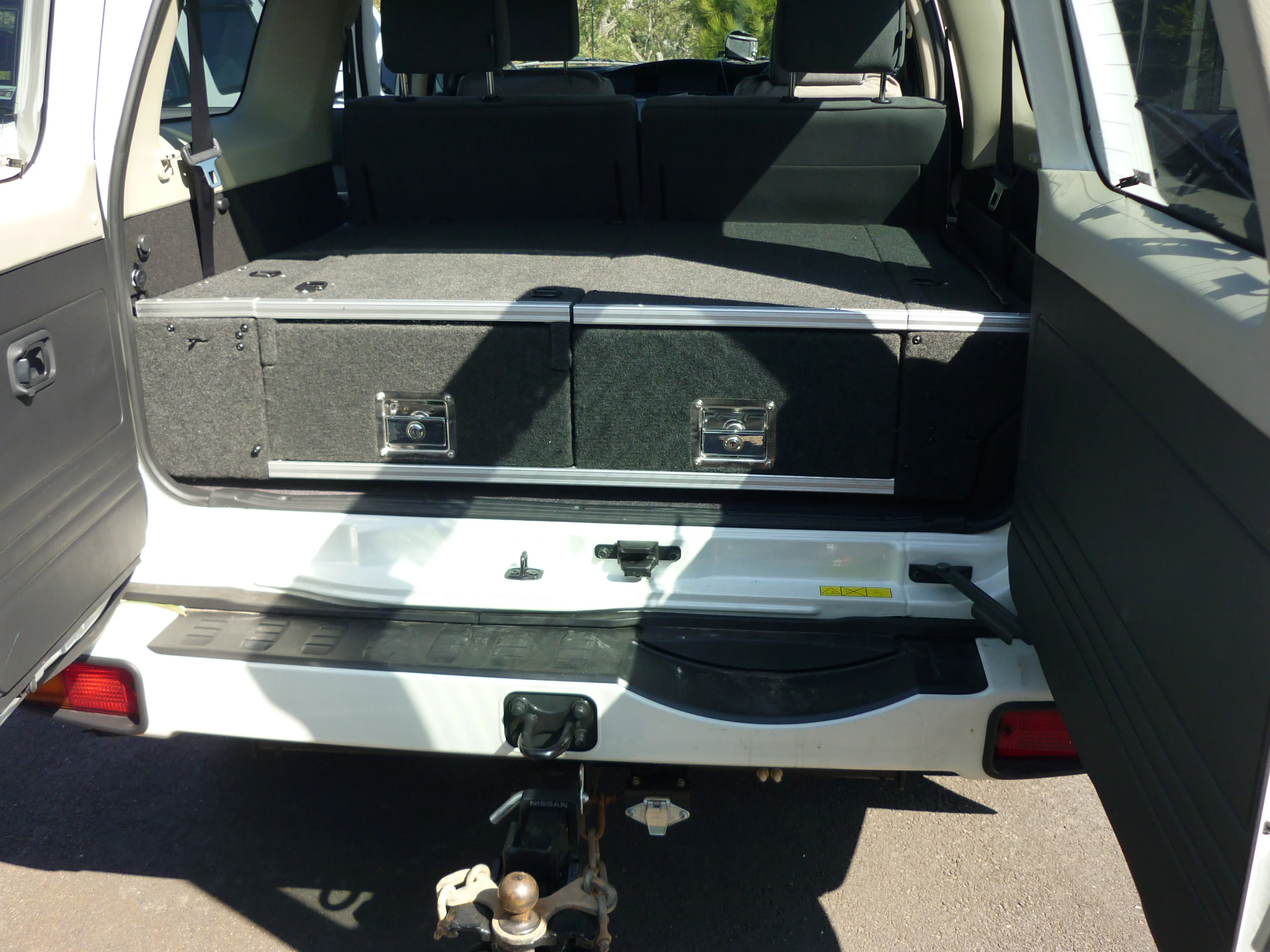 Prado 150 prefacelift 2009-2017 4401 Galvanised Steel Carpet Dual Drawer System - SKU MCC-01011-4401 - Image 2