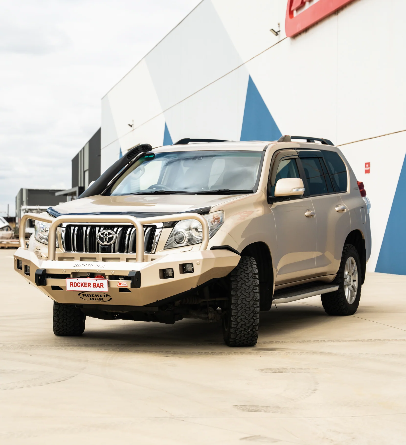 Prado 150 prefacelift 2009-2017  078-02SQ Rocker Bull Bar Triple Loops Package - SKU MCC-01011-7802SQ - Image 4
