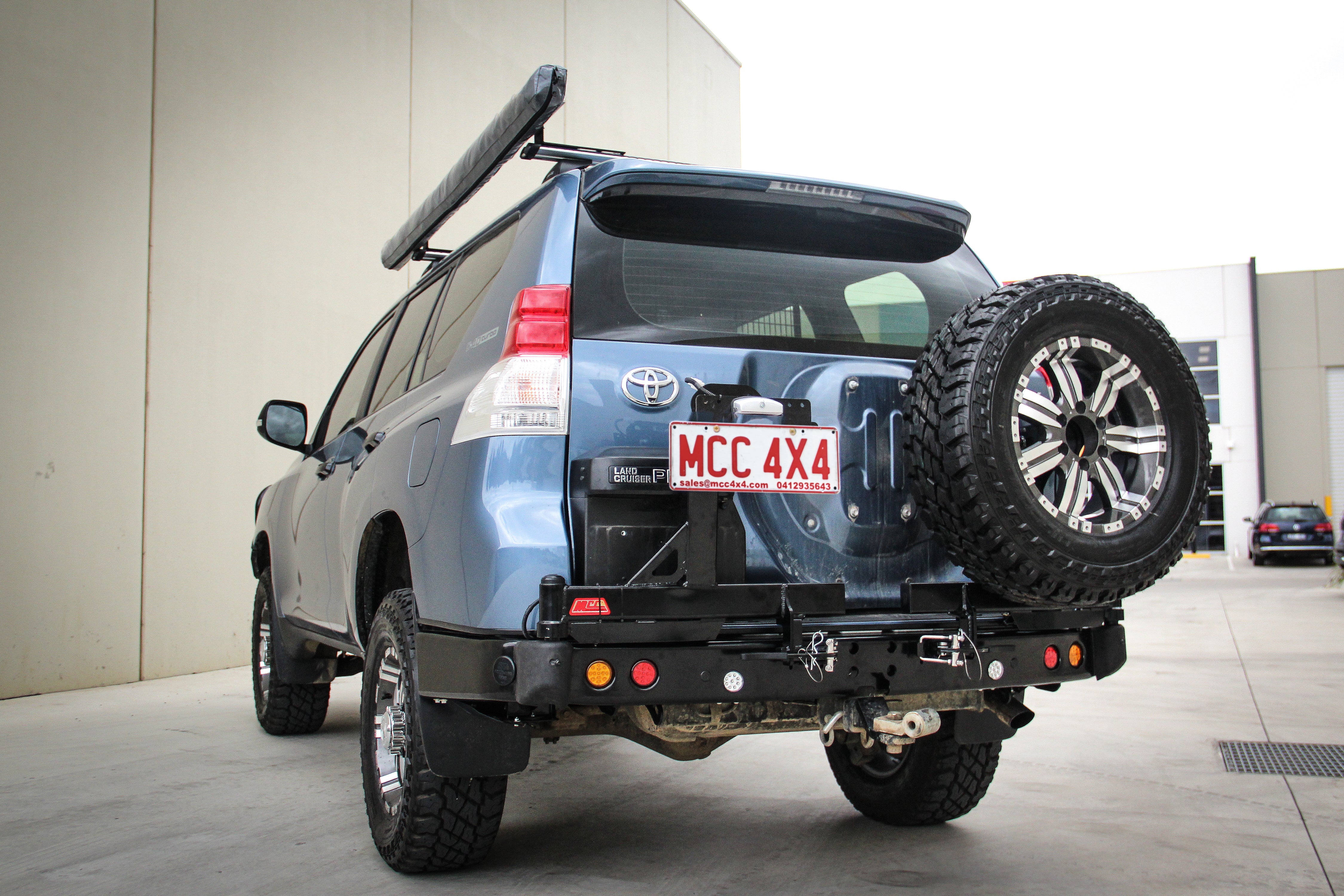Prado 150 prefacelift 2009-2017  022-02 Rear Wheel Carrier Single Jerry Can Holder Package - SKU MCC-01011-202PK2 - Image 6