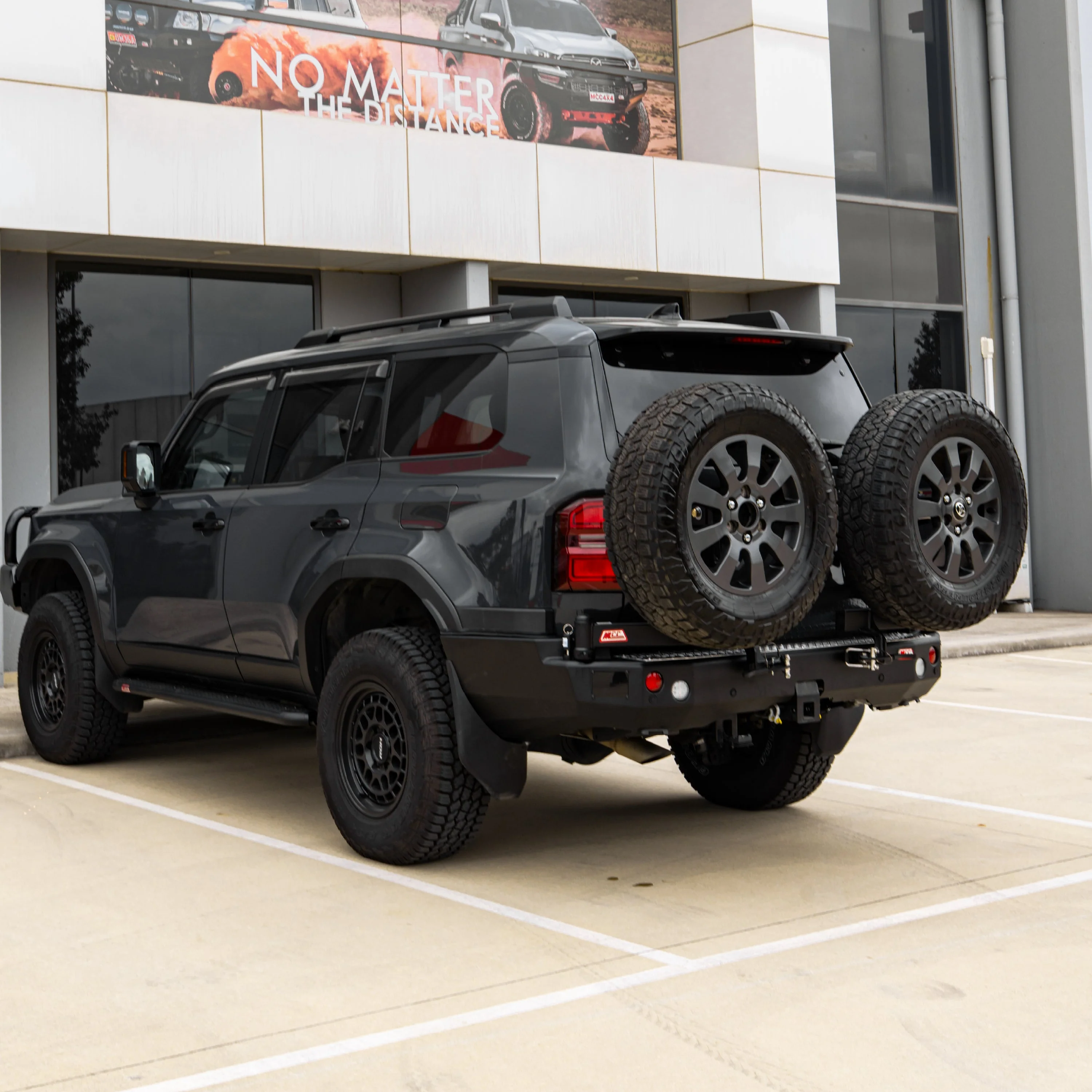 Prado 250 2025-On 022-02 Rear Wheel Carrier Dual Wheels Carrier Package (Sand Black) - Image 2