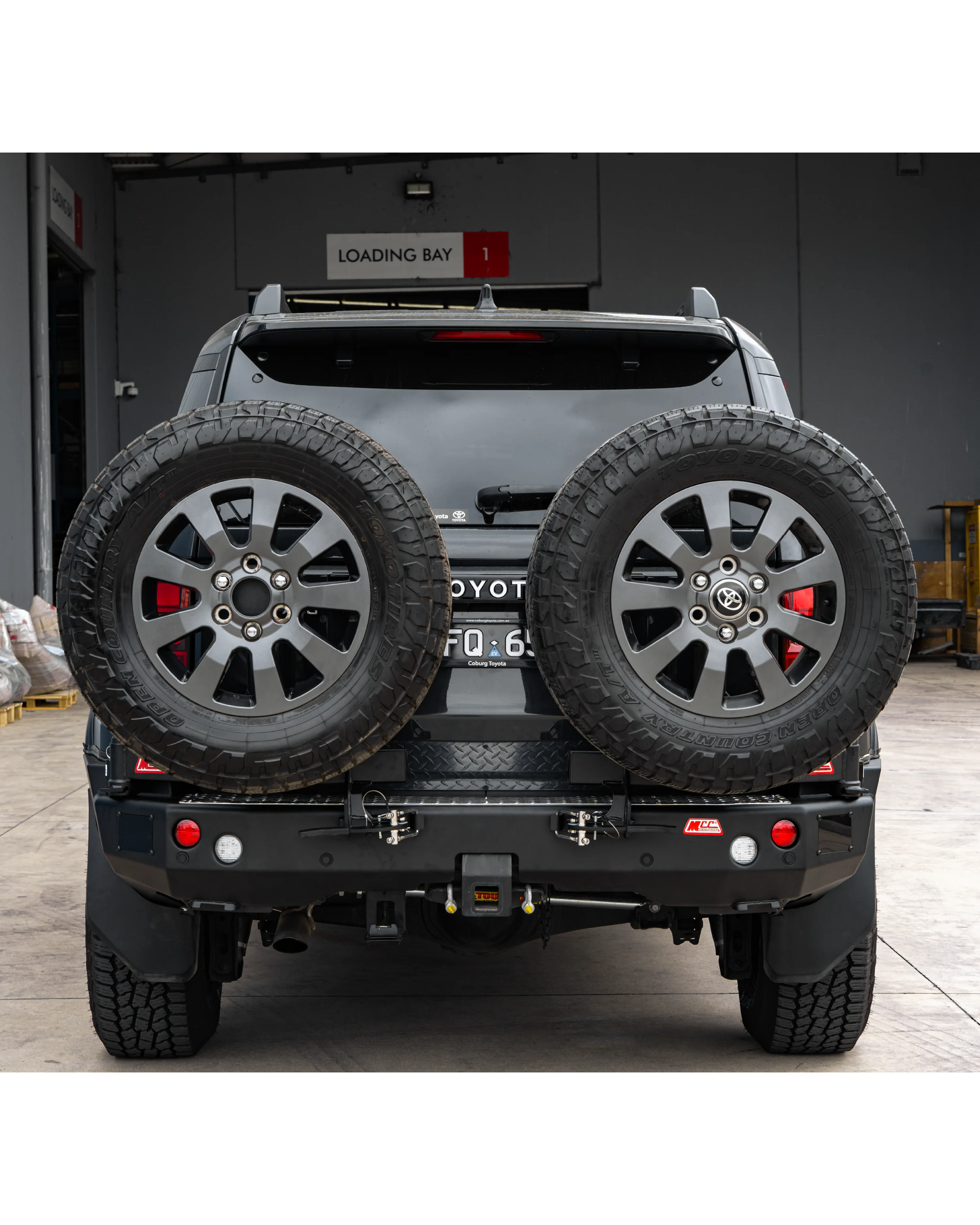 Prado 250 2025-On 022-02 Rear Wheel Carrier Dual Wheels Carrier Package (Sand Black) - Image 3