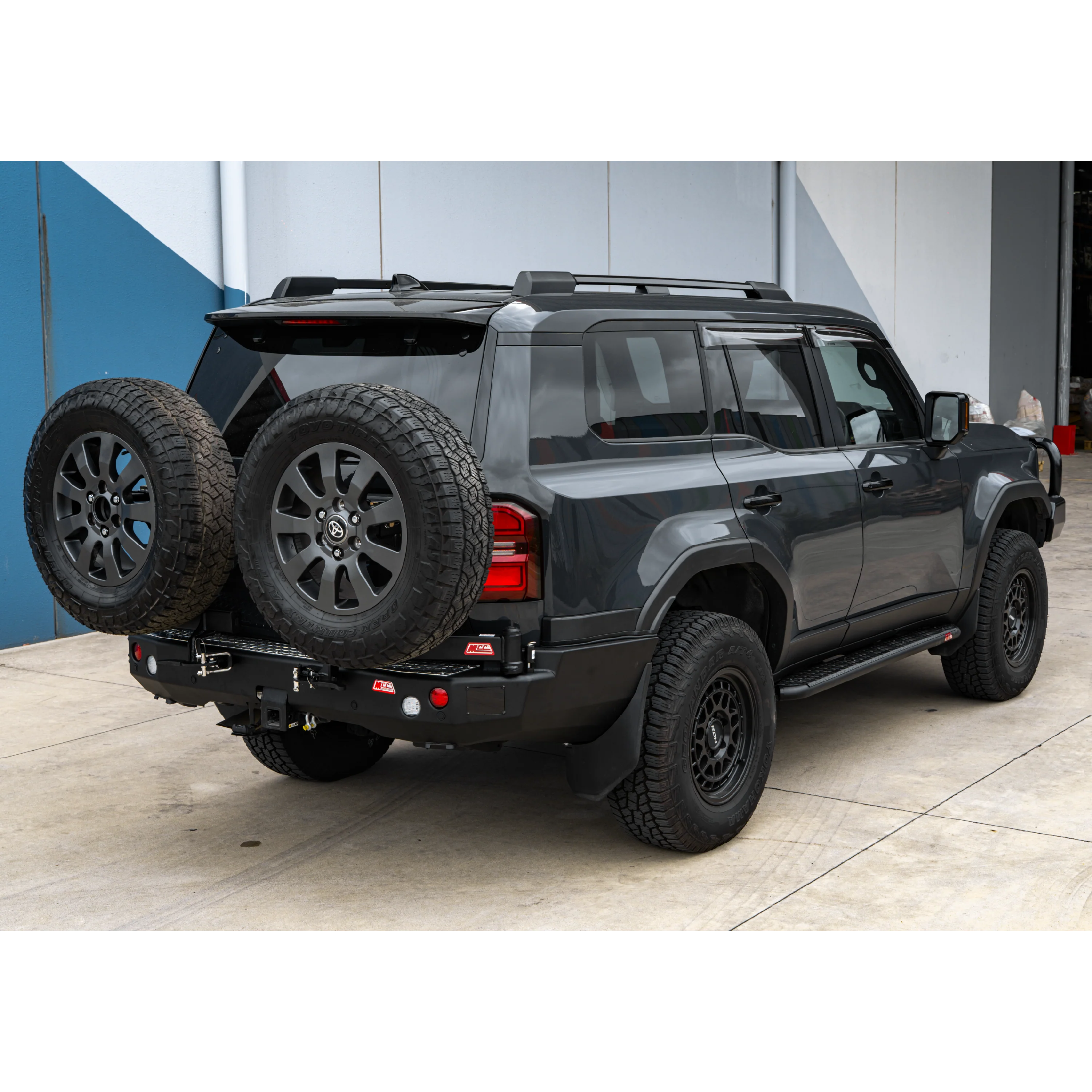 Prado 250 2025-On 022-02 Rear Wheel Carrier Dual Wheels Carrier Package (Sand Black) - Image 4
