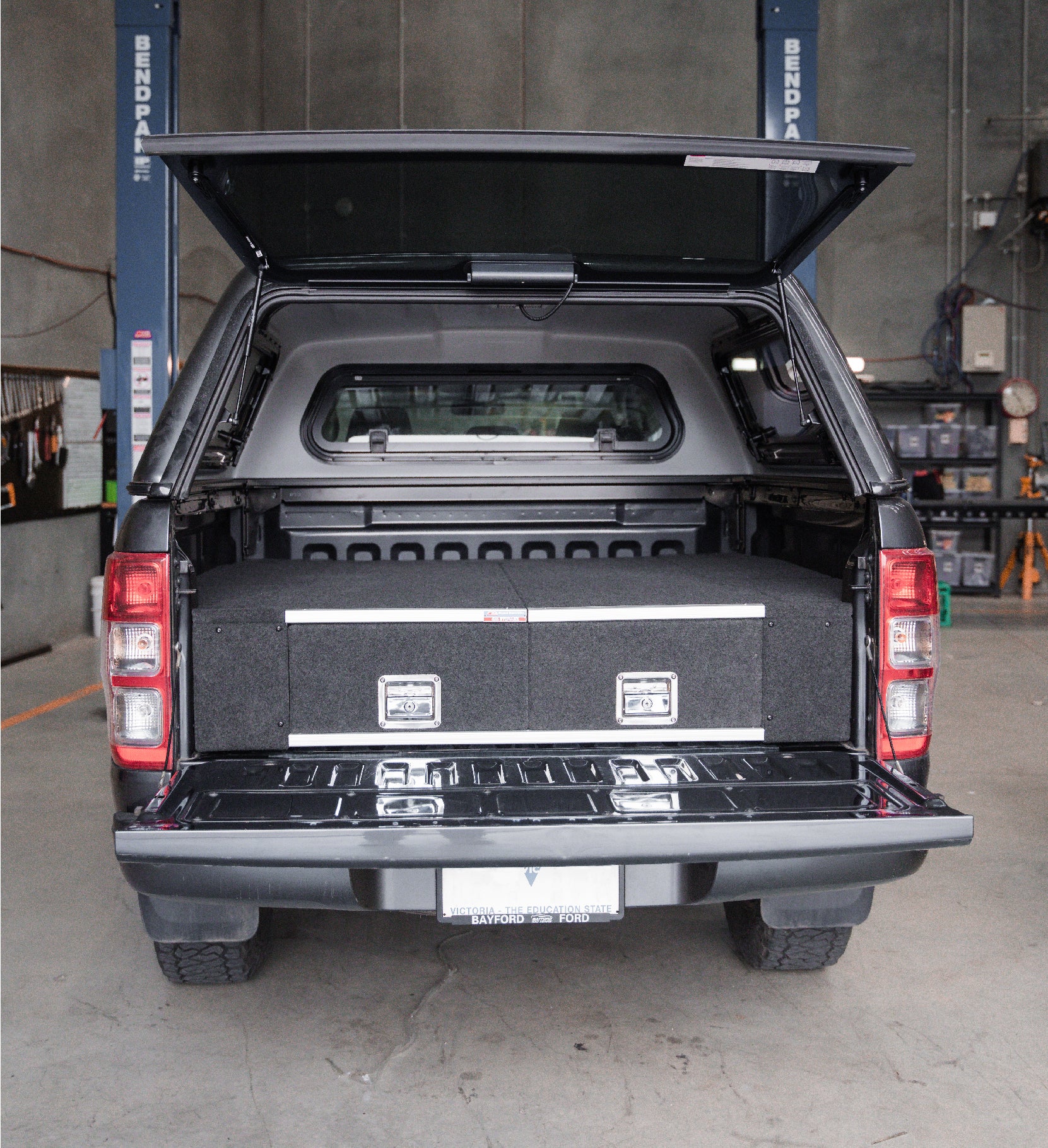 Ranger/BT50 2011-2021 4401 Galvanised Steel Carpet Dual Drawer System - SKU MCC-05003-4401 - Image 3