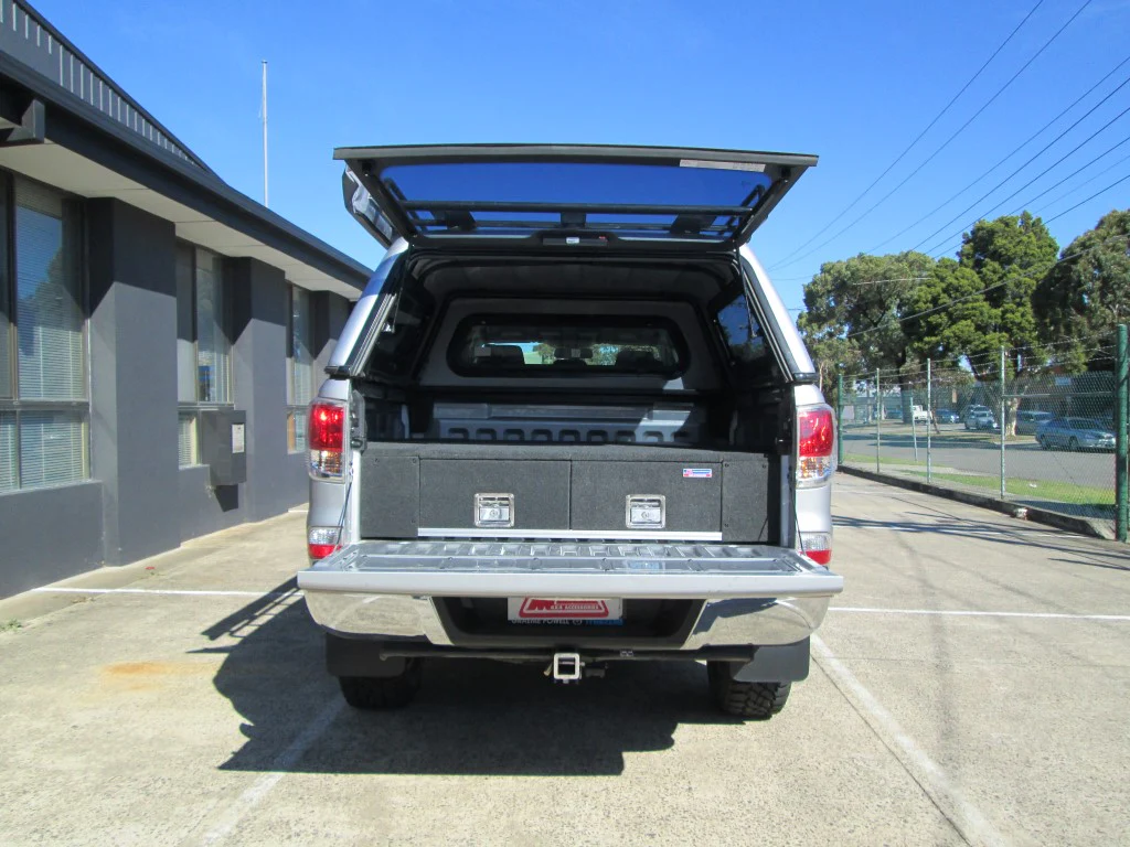 Ranger/BT50 2011-2021 4401 Galvanised Steel Carpet Dual Drawer System - SKU MCC-05003-4401 - Image 8