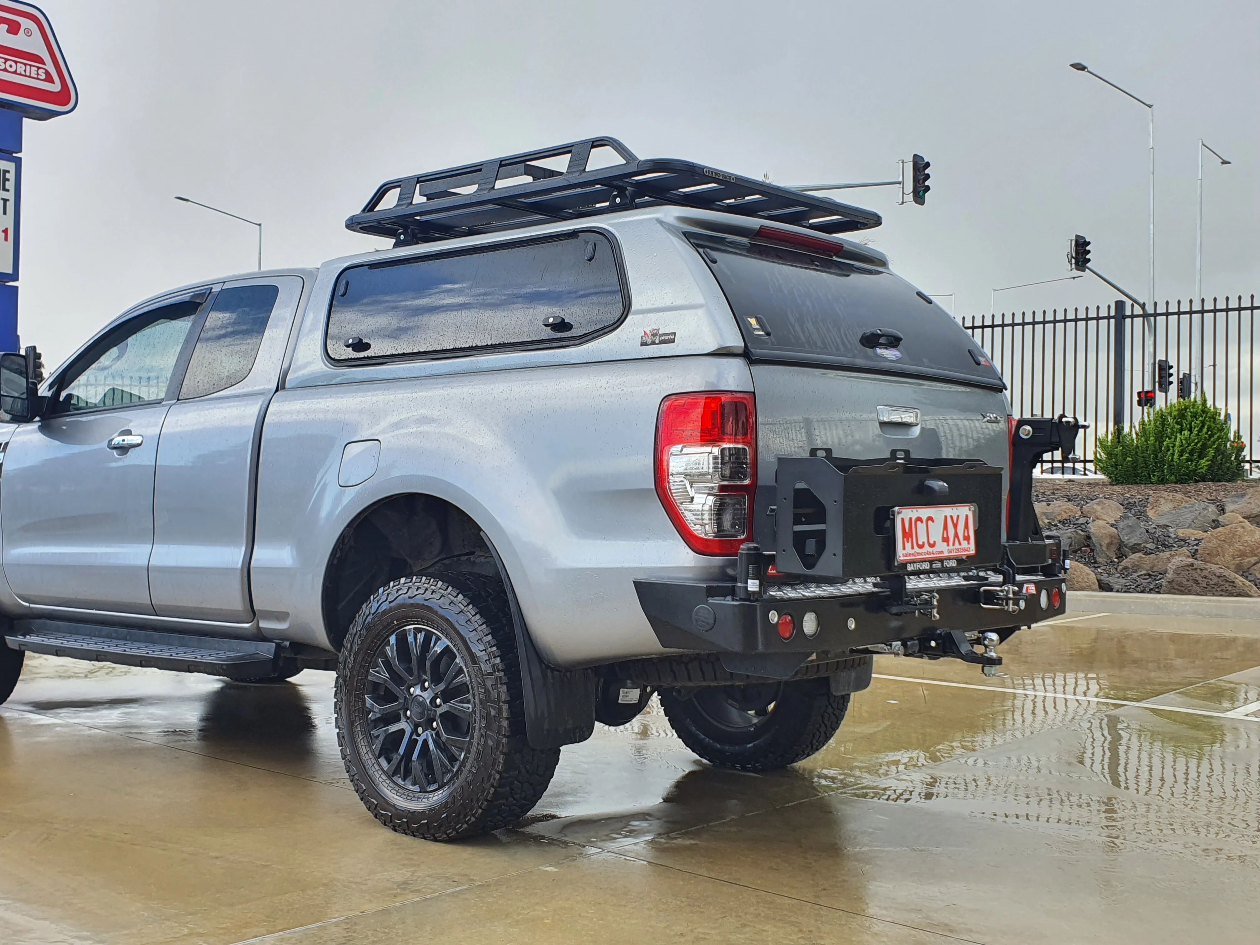 Ranger/BT50 2011-2021 022-02 Rear Wheel Carrier Double Jerry Can Holder Package - SKU MCC-05003-202PK3 - Image 2
