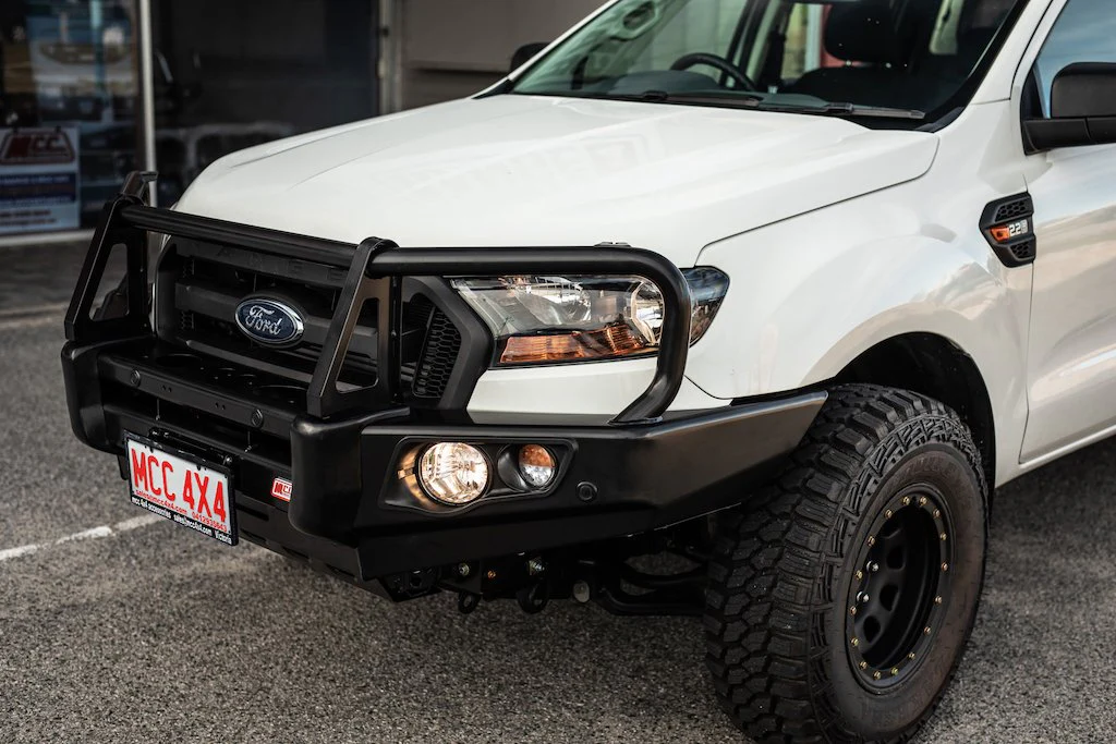 Ranger/Everest Non Tech MK 2 Mk 3 2016-2021 707-02 Falcon Bull Bar Black A-Frame Package (LED Foglight) - SKU MCC-05006-702FOGUP - Image 7
