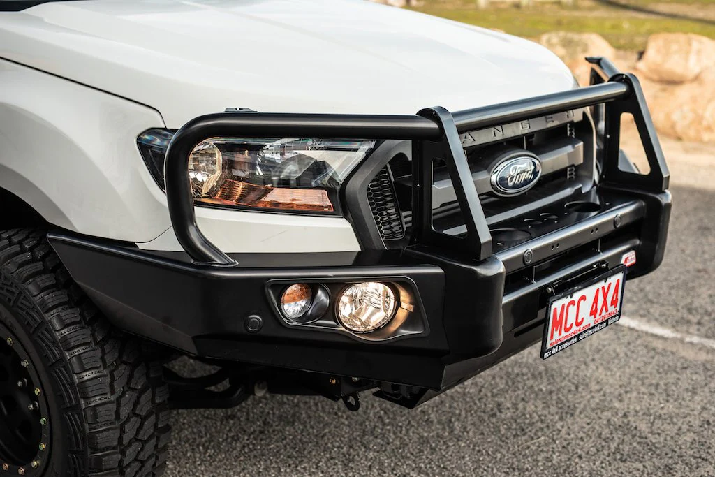 Ranger/Everest Non Tech MK 2 Mk 3 2016-2021 707-02 Falcon Bull Bar Black A-Frame Package (LED Foglight) - SKU MCC-05006-702FOGUP - Image 8