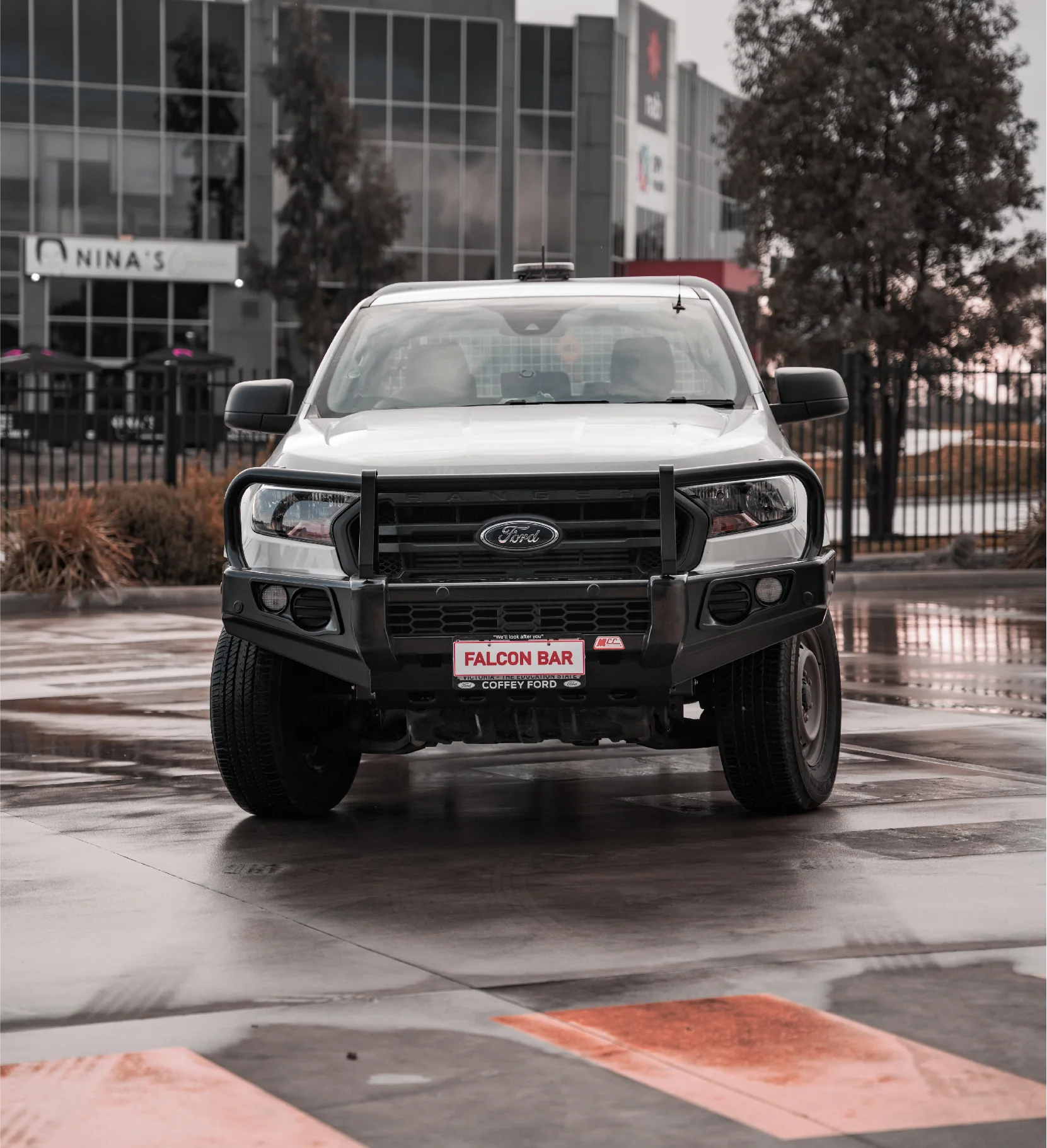 Ranger/Everest Non Tech MK 2 Mk 3 2016-2021 707-02 Falcon Bull Bar Black A-Frame Package (No Foglight) - SKU MCC-05006-702UP - Image 4