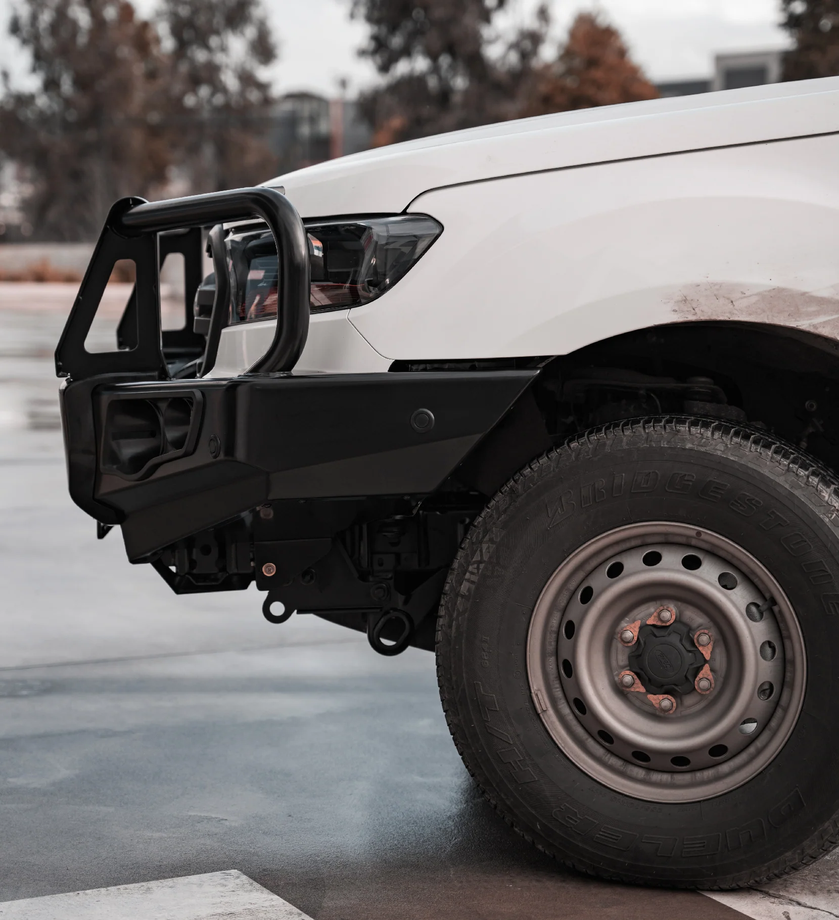 Ranger/Everest Non Tech MK 2 Mk 3 2016-2021 707-02 Falcon Bull Bar Black A-Frame Package (No Foglight) - SKU MCC-05006-702UP - Image 5