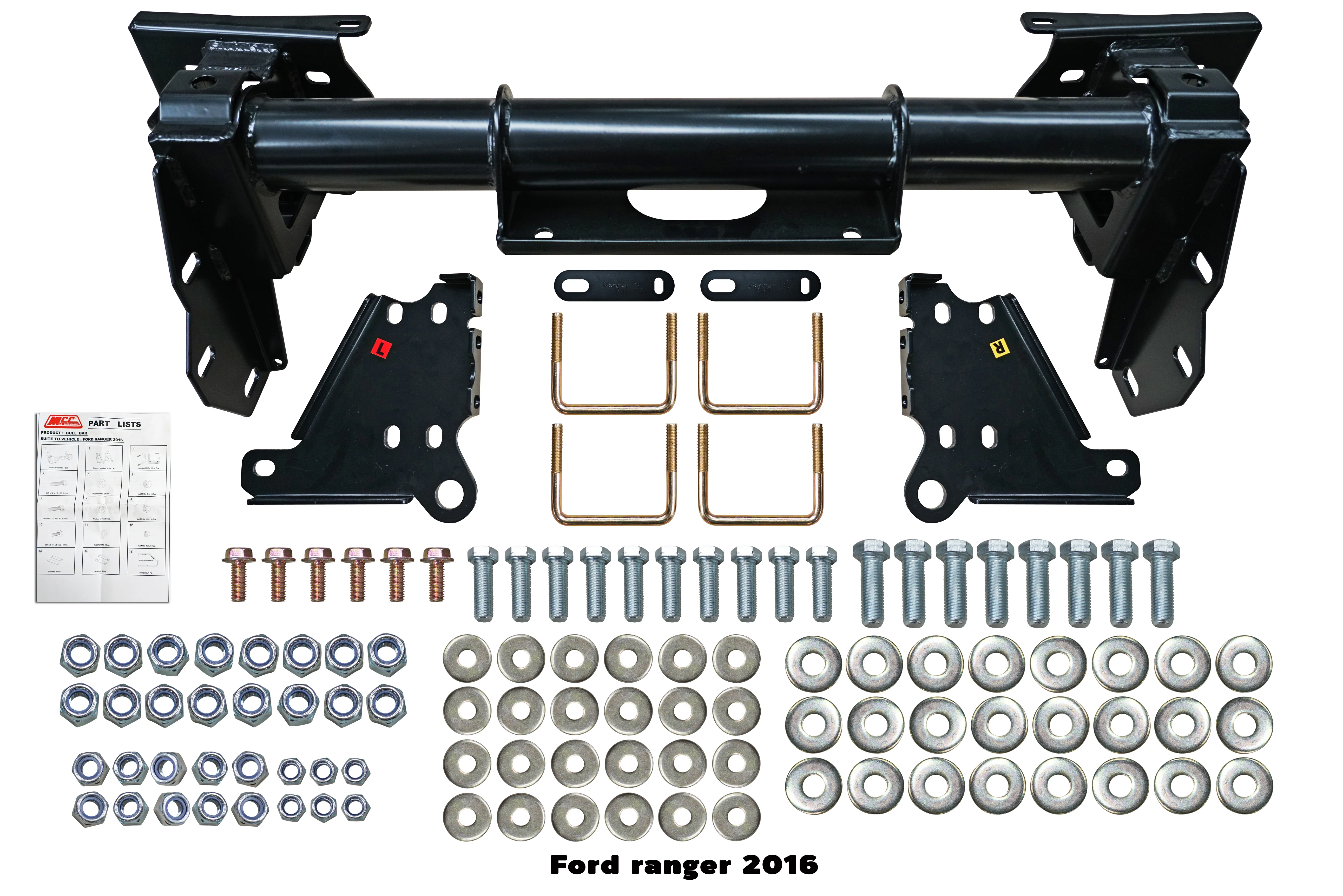 Ranger/Everest PX 2 2016-2019 Bull Bar Bracket includes (707/808/078/AW) - SKU MCC-05006-BB