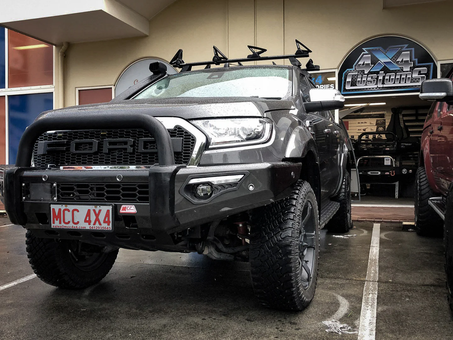 Ranger/Everest PX 2 2016-2019 808-01 Phoenix Bull Bar Single Stainless Loop Package - SKU MCC-05006-801SSL - Image 3