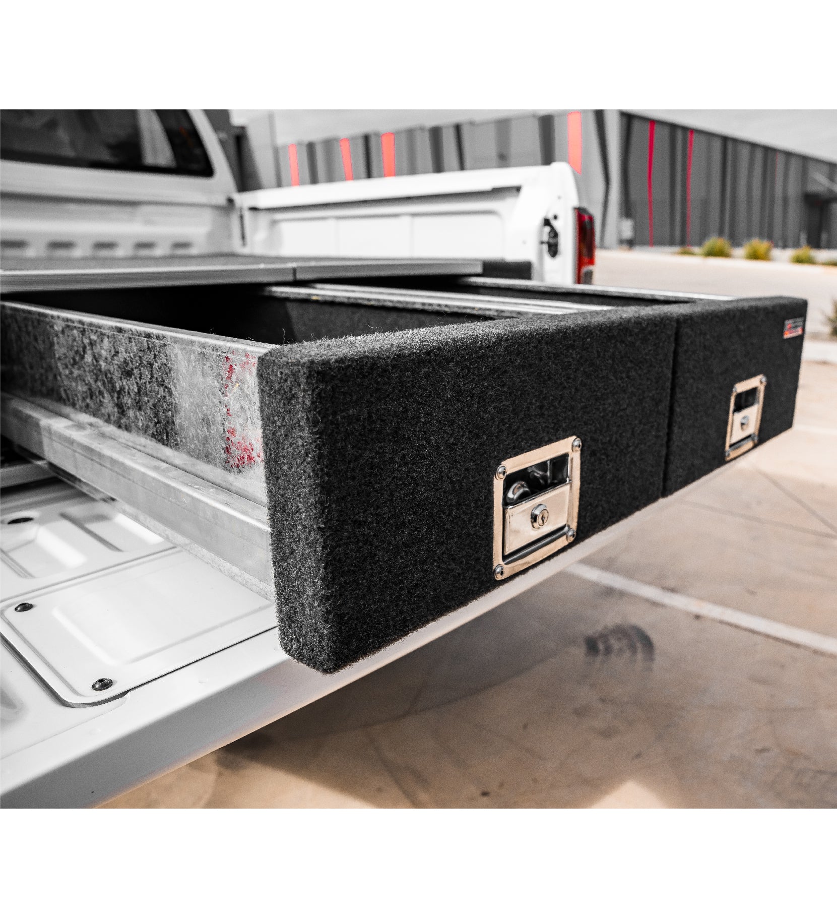Ranger PJ PK 2007-2009 4401 Galvanised Steel Carpet Dual Drawer System - SKU MCC-05001-4401 - Image 3