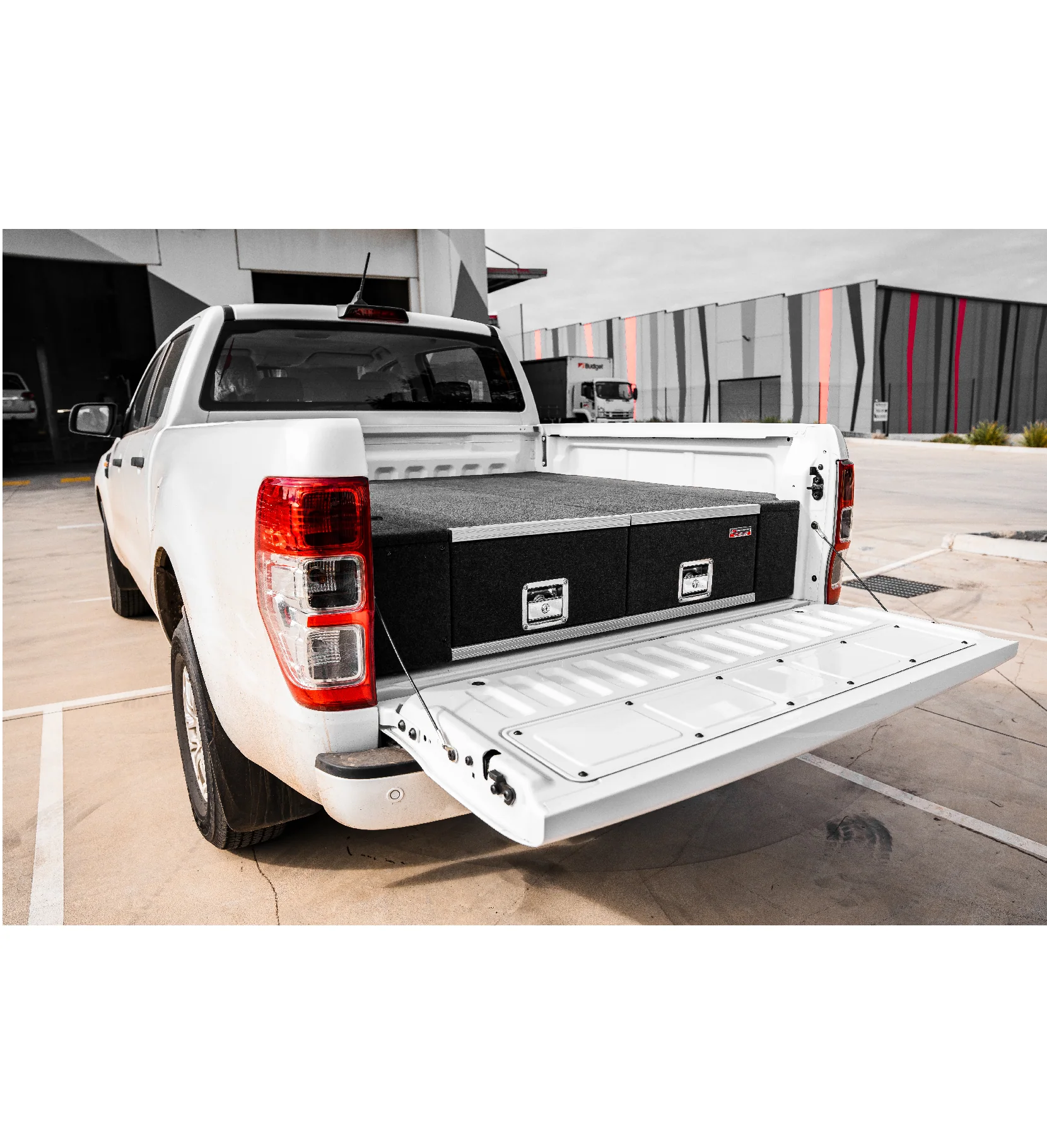 Ranger PJ PK 2007-2009 4401 Galvanised Steel Carpet Dual Drawer System - SKU MCC-05001-4401 - Image 5