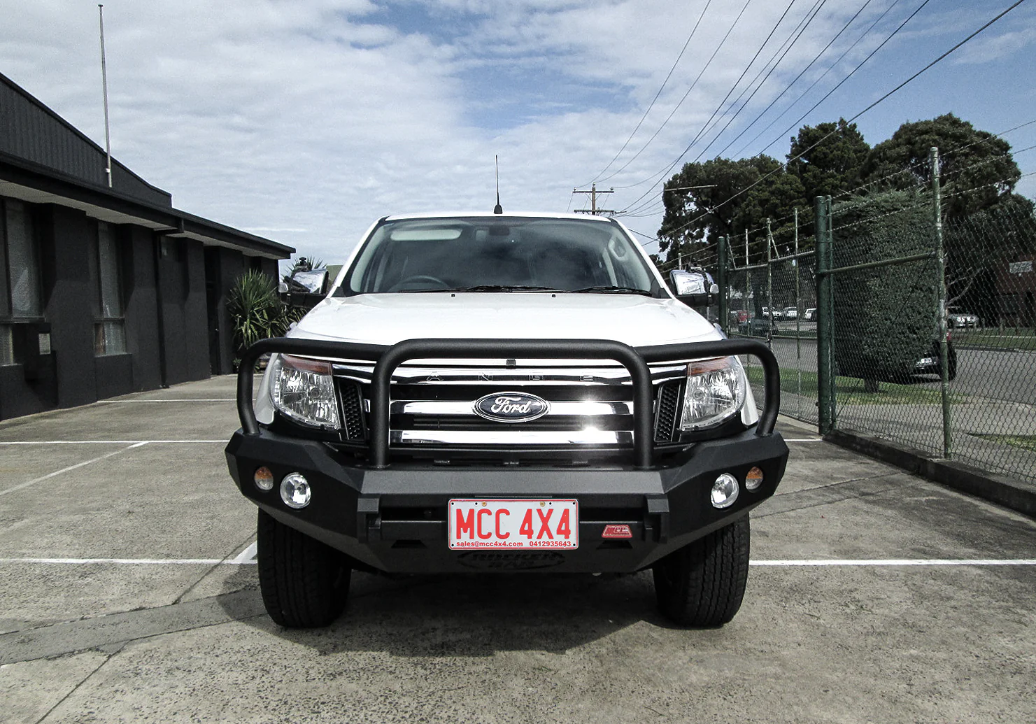 Ranger PX 1 2011-2015 078-02SQ Rocker Bull Bar Triple Loops Package - SKU MCC-05003-7802SQ - Image 4