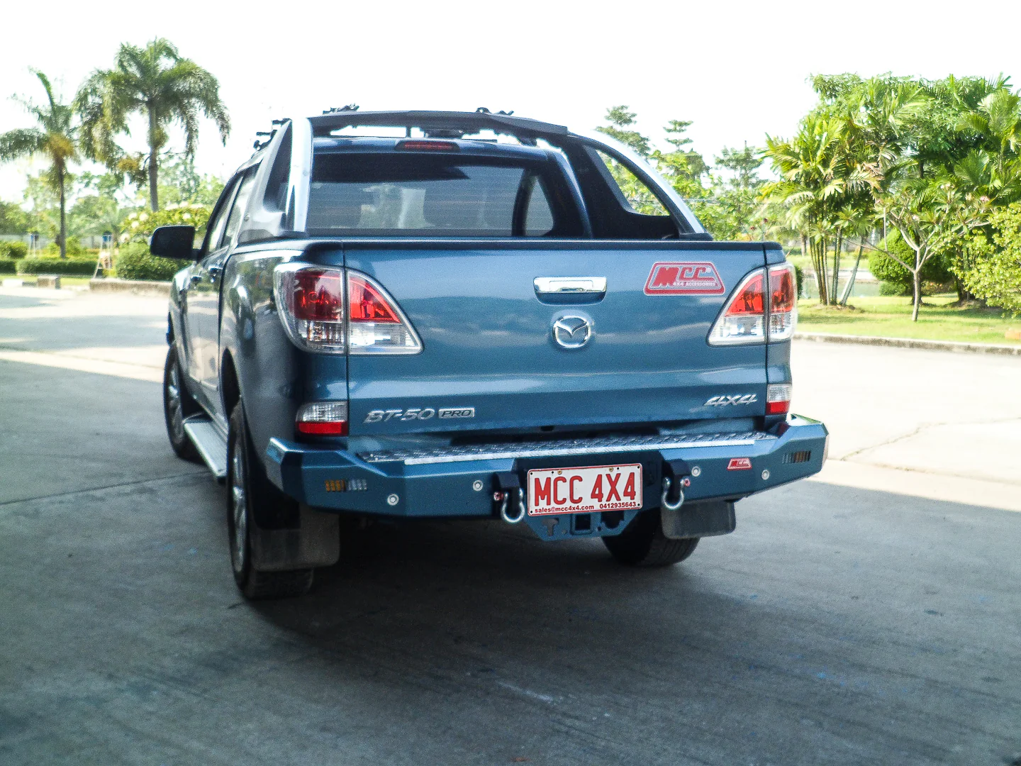 Mazda BT50 2012-2020 022-01 Rocker Rear Bar Package - SKU 06002-201 - Image 3