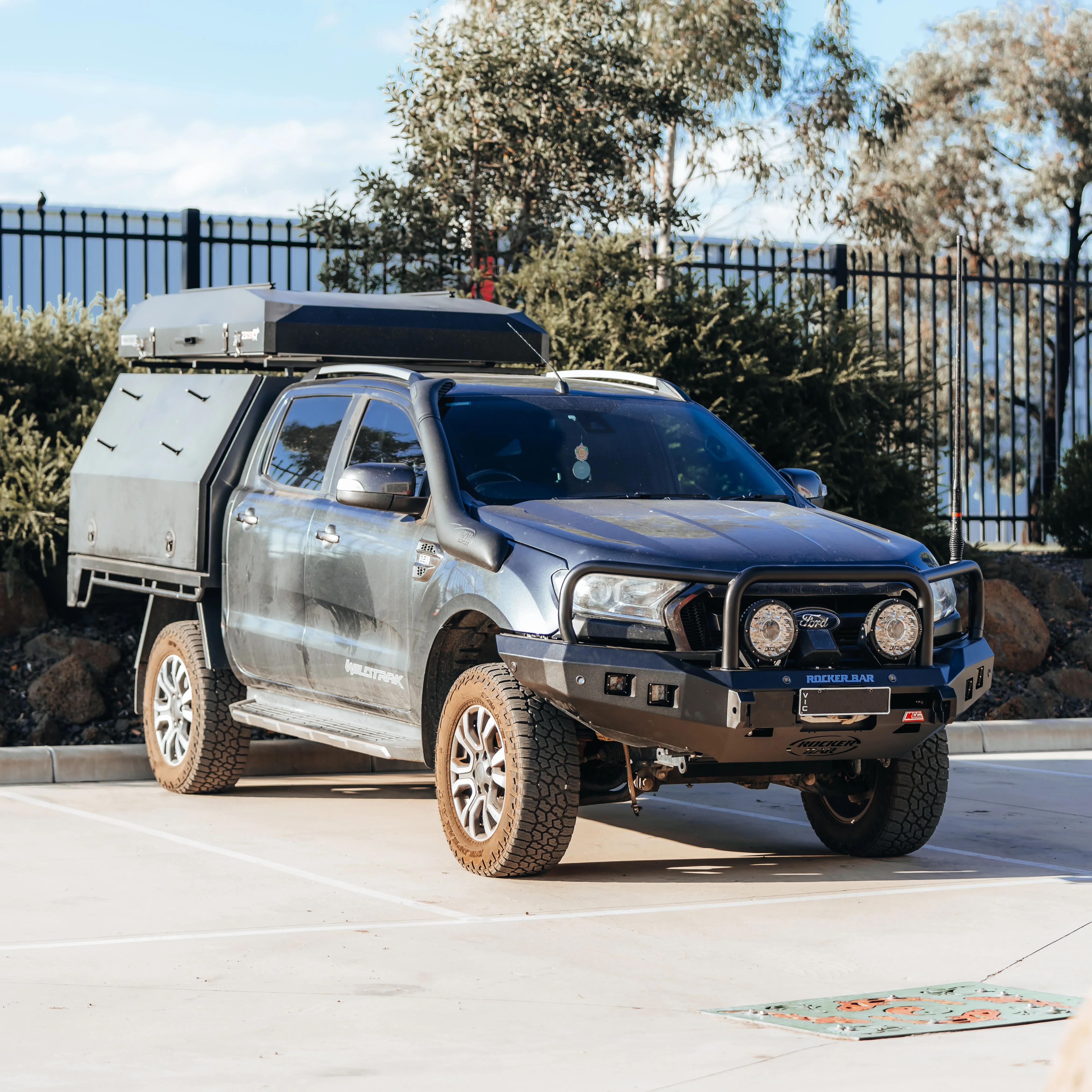 Ranger PX 2 2016-2019 Tech Pack 078-02SQ Rocker Bull Bar Triple Loops Package - SKU MCC-05006-7802SQTP - Image 2