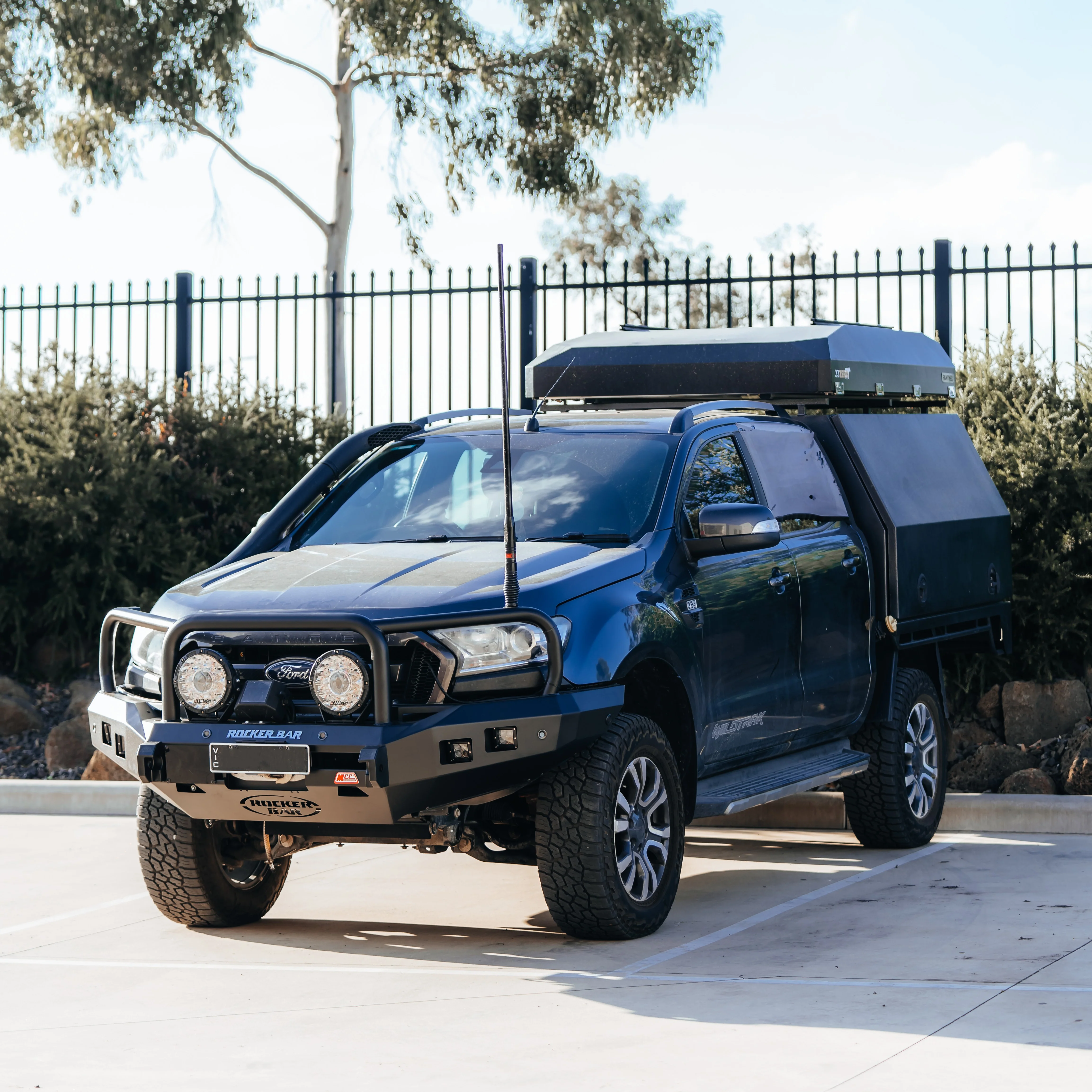 Ranger PX 2 2016-2019 Tech Pack 078-02SQ Rocker Bull Bar Triple Loops Package - SKU MCC-05006-7802SQTP - Image 4
