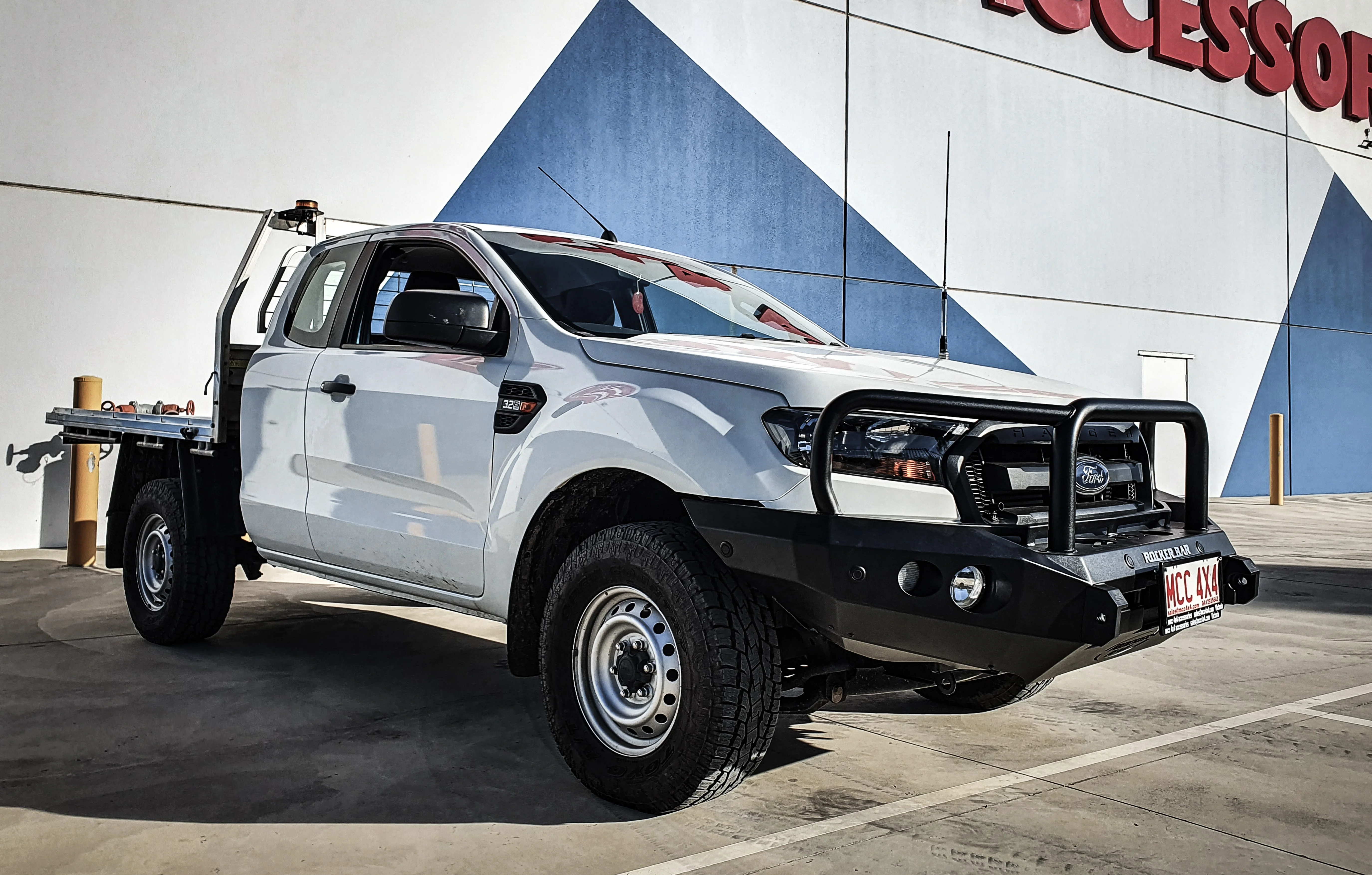Ranger PX 2 2016-2019 Tech Pack 078-02SQ Rocker Bull Bar Triple Loops Package - SKU MCC-05006-7802SQTP - Image 7