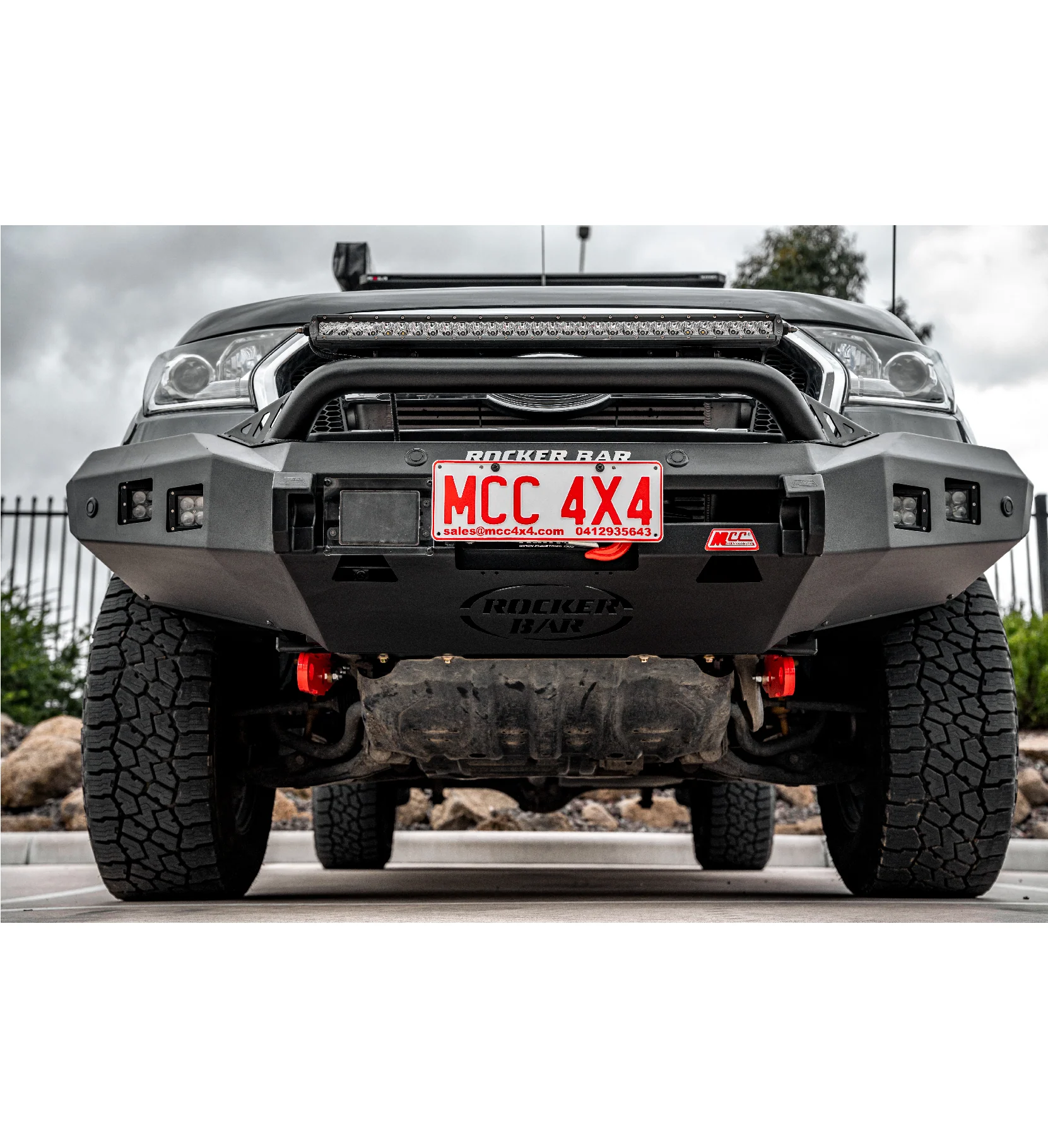 Ranger PX 2 2016-2019 Tech Pack 078-01SQL Rocker Bull Bar Single Low Loop Package - SKU MCC-05006-7801SQLTP - Image 3