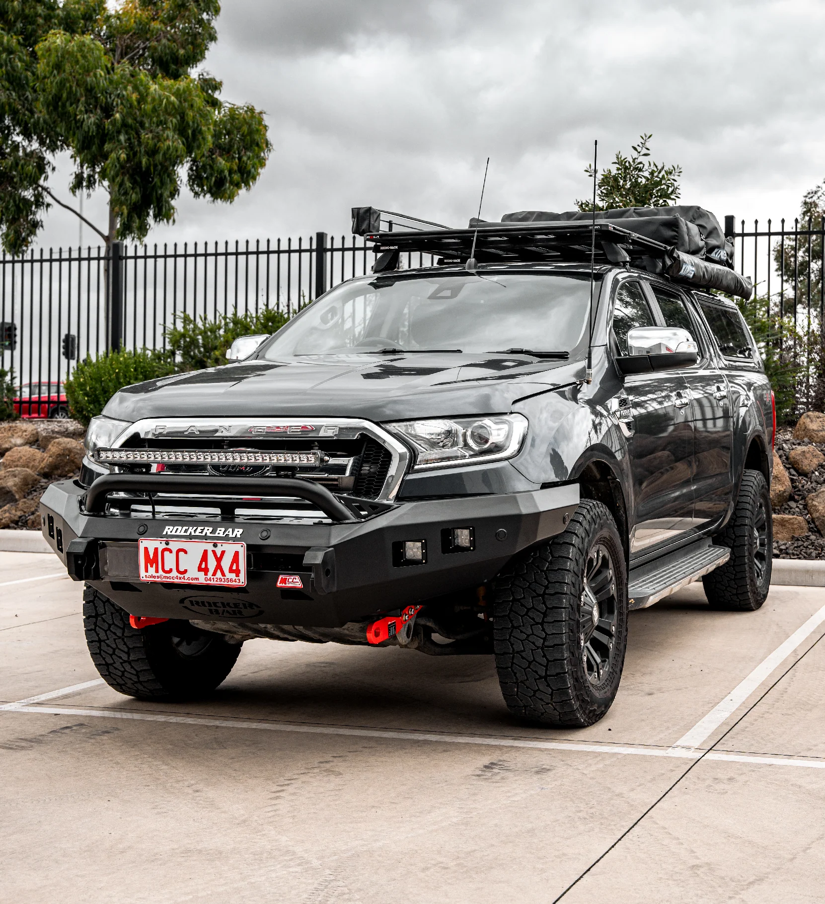Ranger PX 2 2016-2019 Tech Pack 078-01SQL Rocker Bull Bar Single Low Loop Package - SKU MCC-05006-7801SQLTP - Image 4