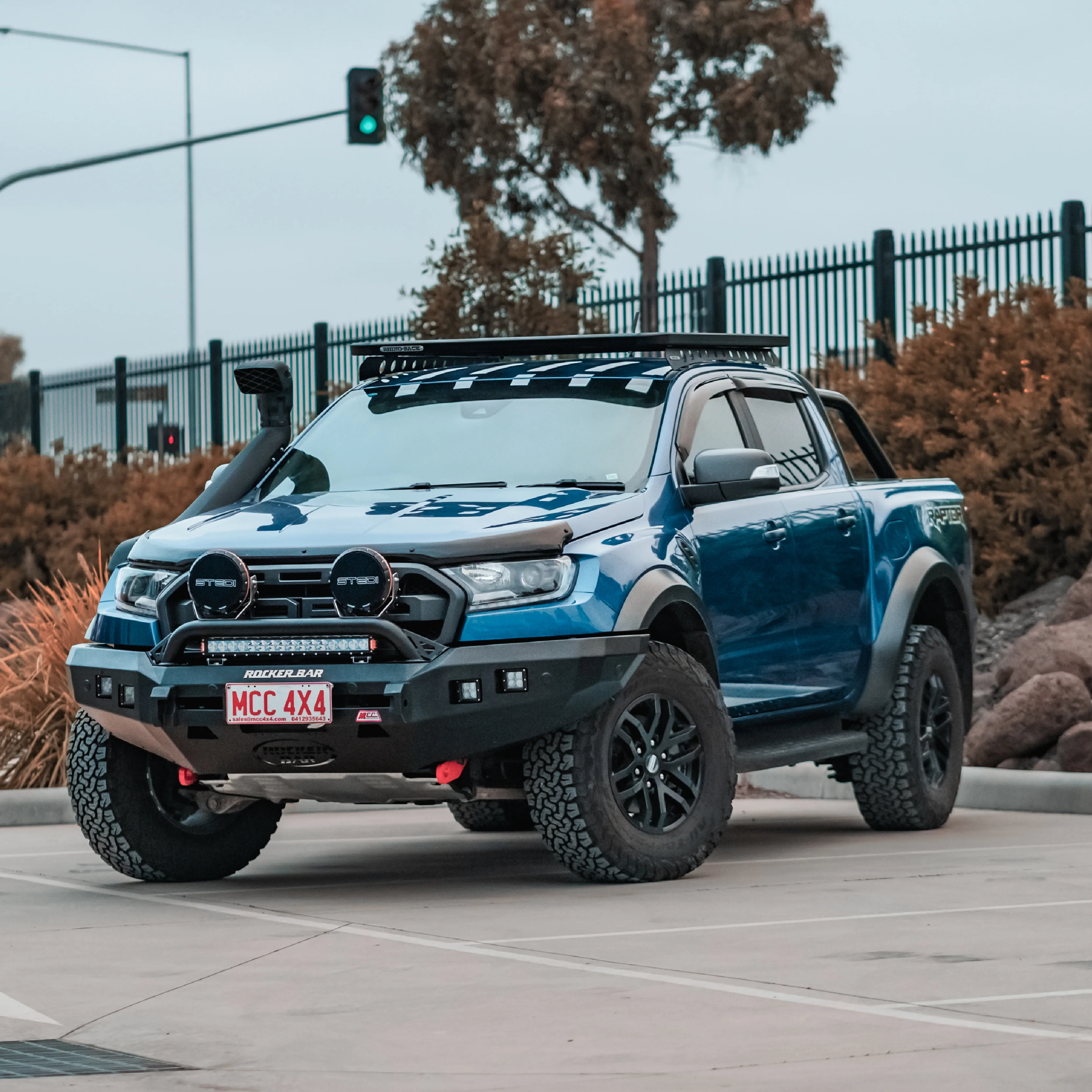 Ranger Raptor 2018-2021 078-01SQL Rocker Bull Bar Single Low Loop Package - SKU MCC-05008-7801SQL - Image 4