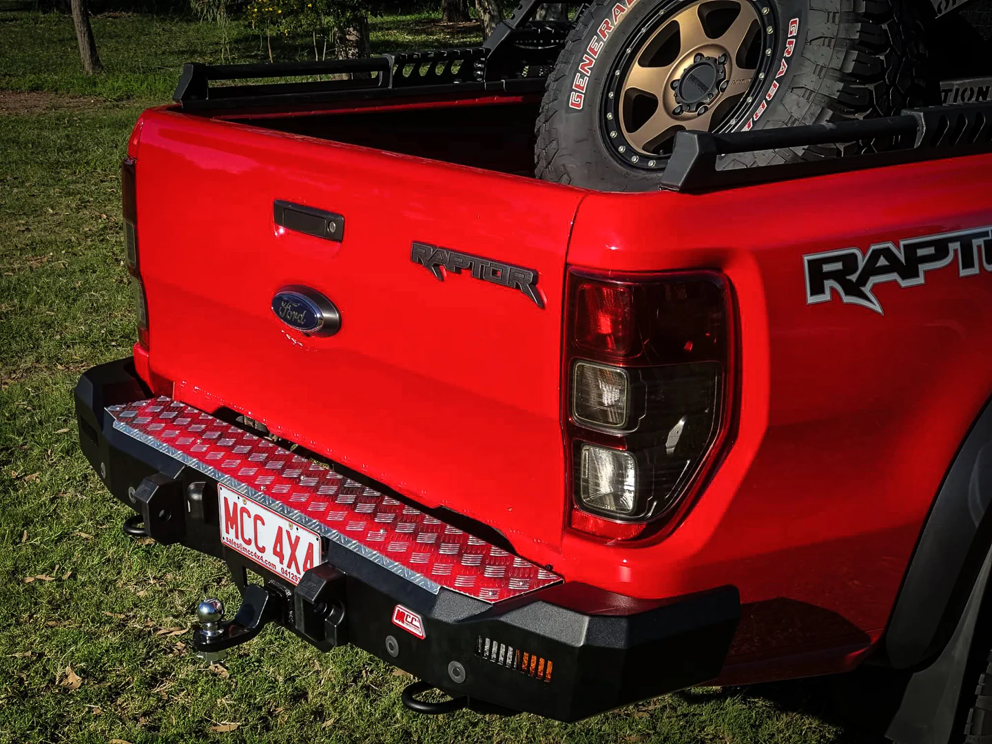 Ranger Raptor 2018-2021 022-01 Rocker Rear Bar Package - SKU MCC-05008-201 - Image 4