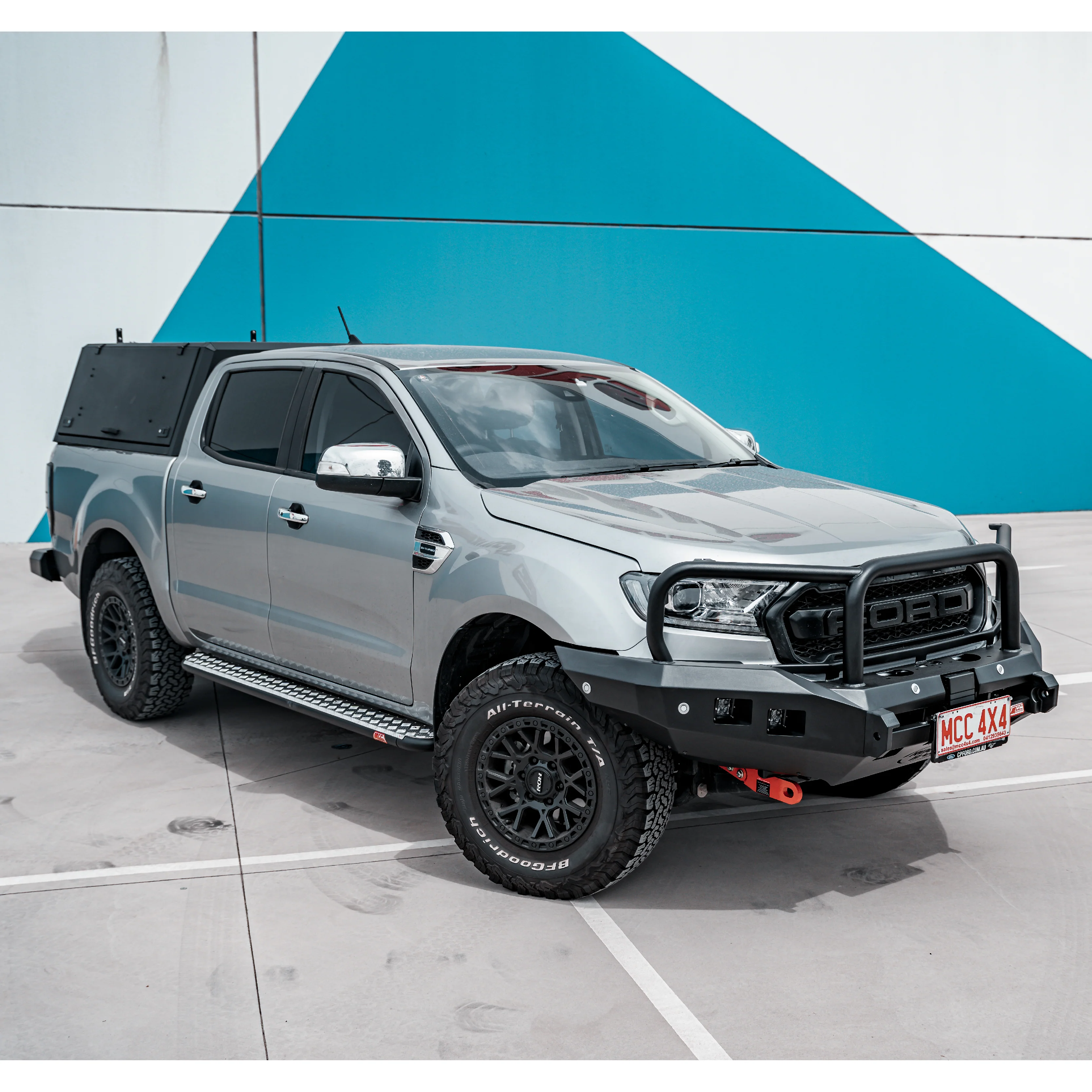 Ranger/Everest Tech Pack PX 3 2019-2022 078-02SQ Rocker Bull Bar Triple Loops Package Tech Pack Only - SKU MCC-05009-7802SQ - Image 2