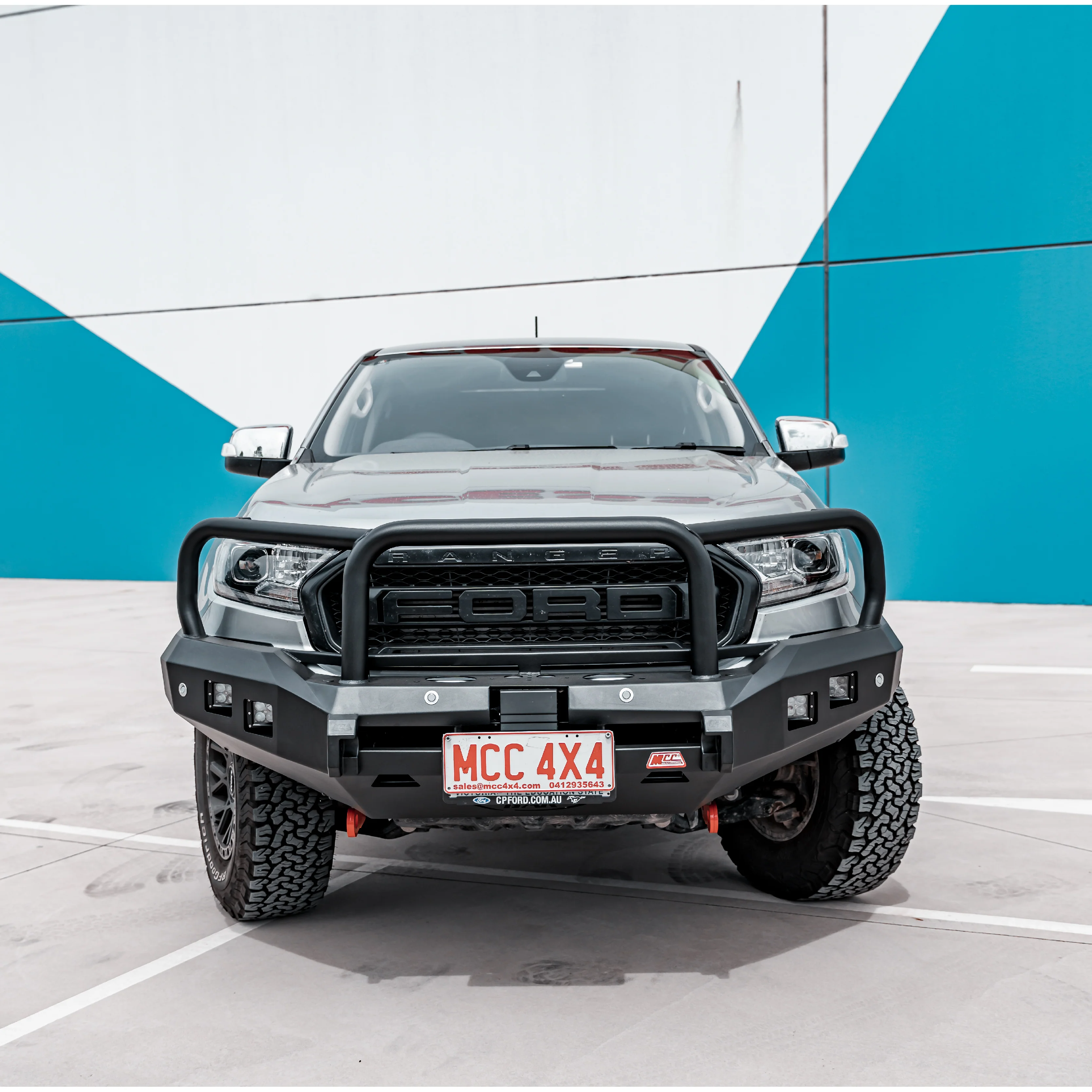 Ranger/Everest Tech Pack PX 3 2019-2022 078-02SQ Rocker Bull Bar Triple Loops Package Tech Pack Only - SKU MCC-05009-7802SQ - Image 3