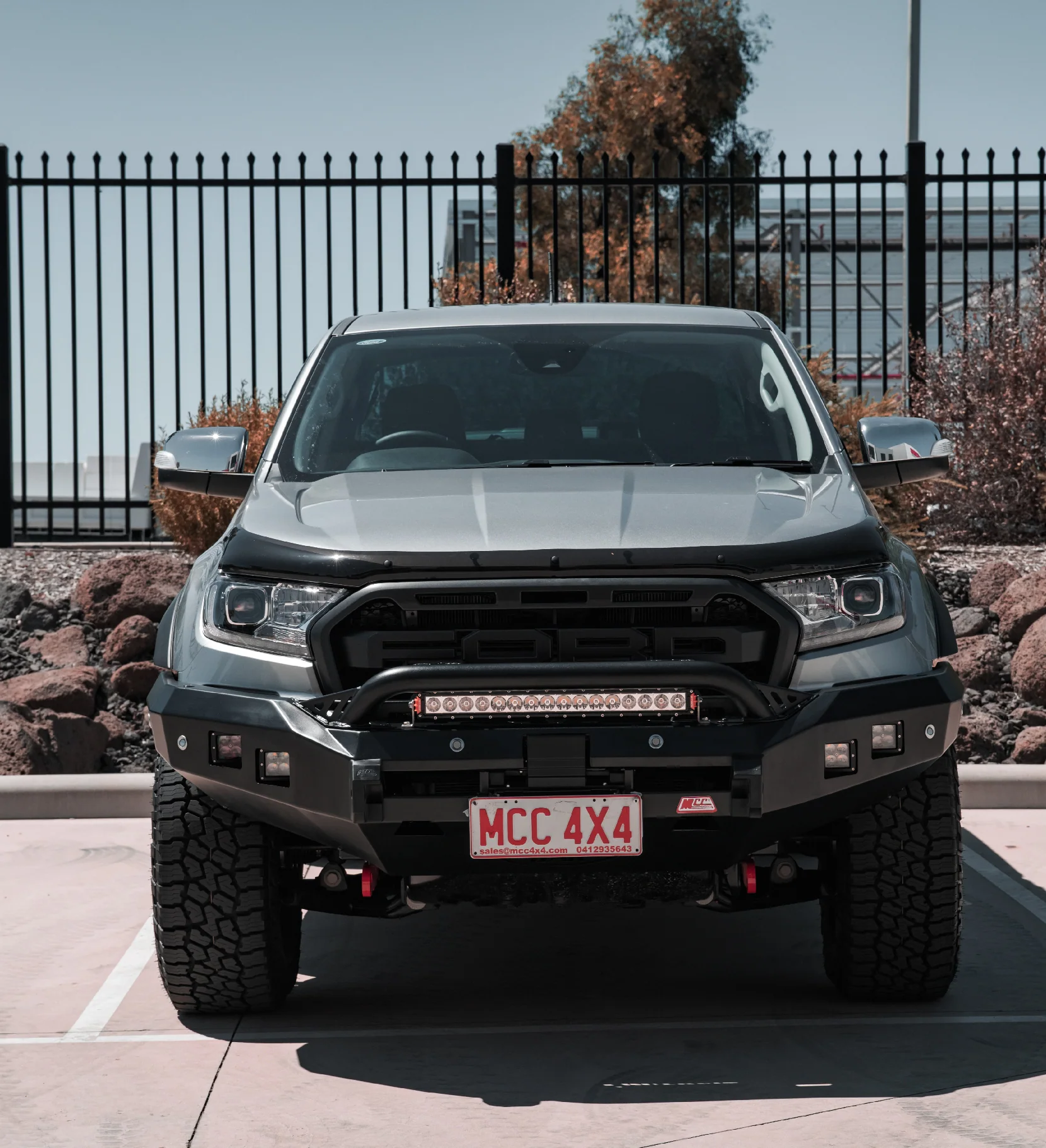 Ranger/Everest Tech Pack PX 3 2019-2022 078-01SQL Rocker Bull Bar Single Low Loop Package - SKU MCC-05009-7801SQL - Image 3