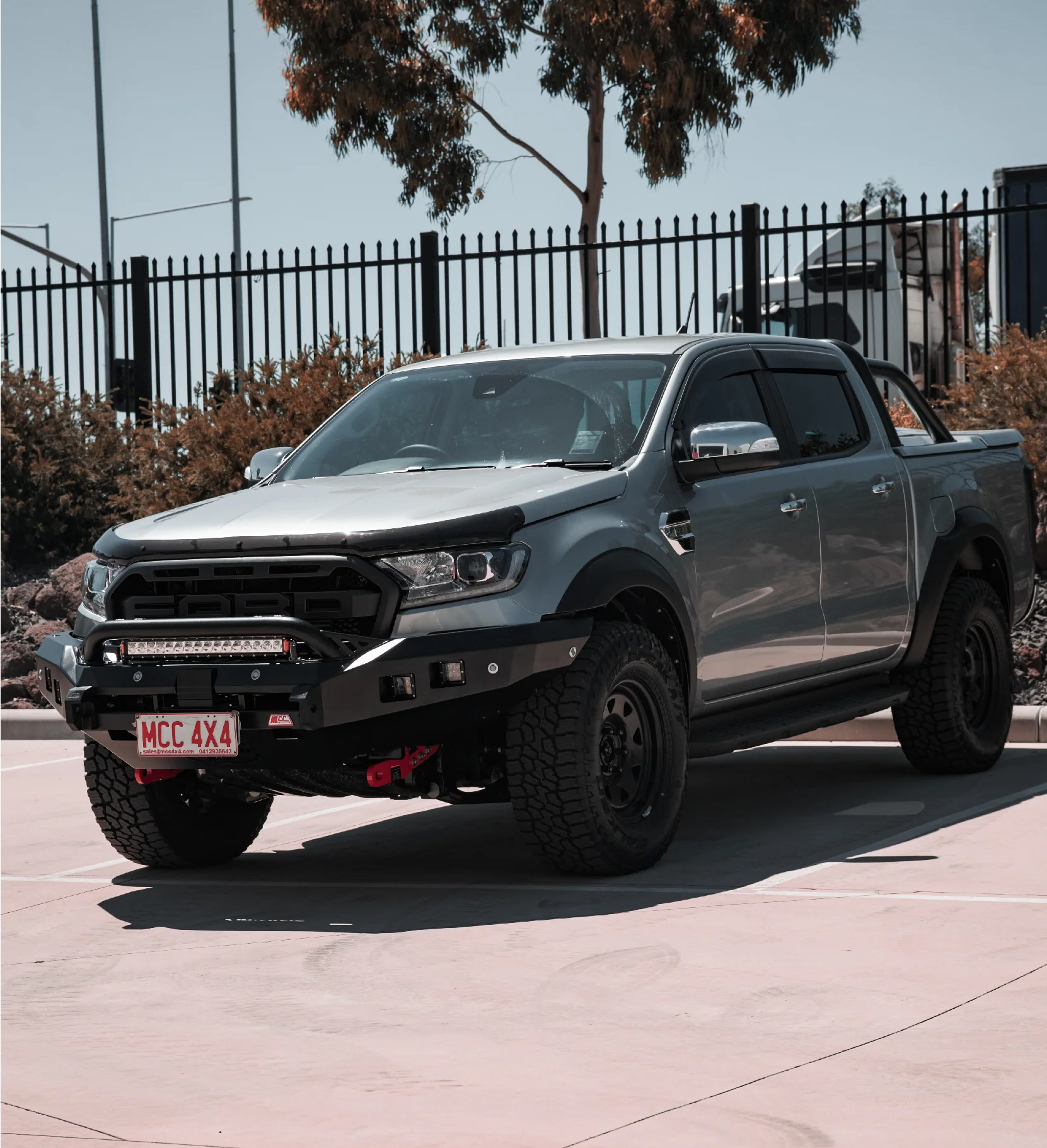 Ranger/Everest Tech Pack PX 3 2019-2022 078-01SQL Rocker Bull Bar Single Low Loop Package - SKU MCC-05009-7801SQL - Image 4