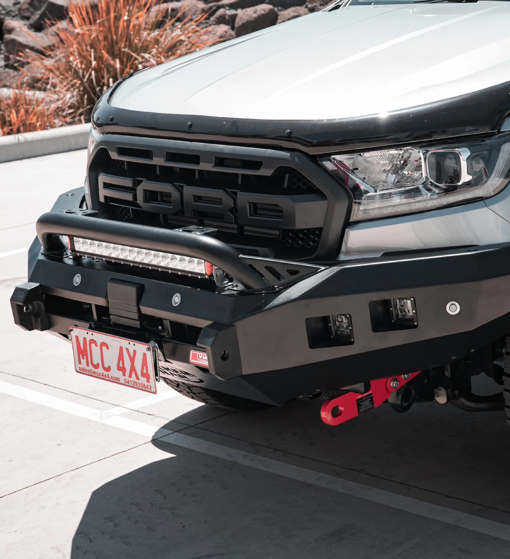 Ranger/Everest Tech Pack PX 3 2019-2022 078-01SQL Rocker Bull Bar Single Low Loop Package - SKU MCC-05009-7801SQL - Image 5